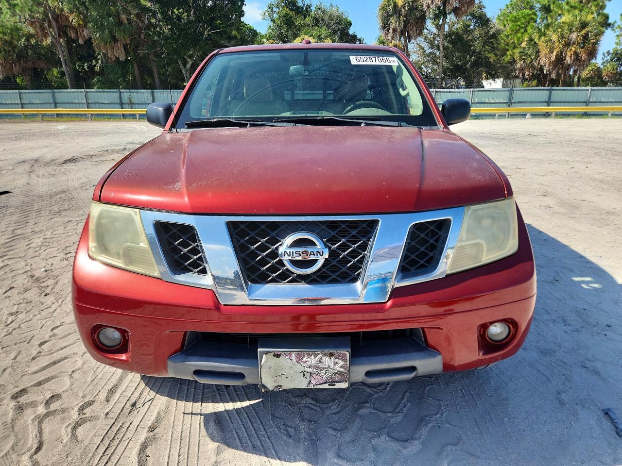 2014 Nissan Frontier S Burgundy vin: 1N6AD0ER5EN770492
