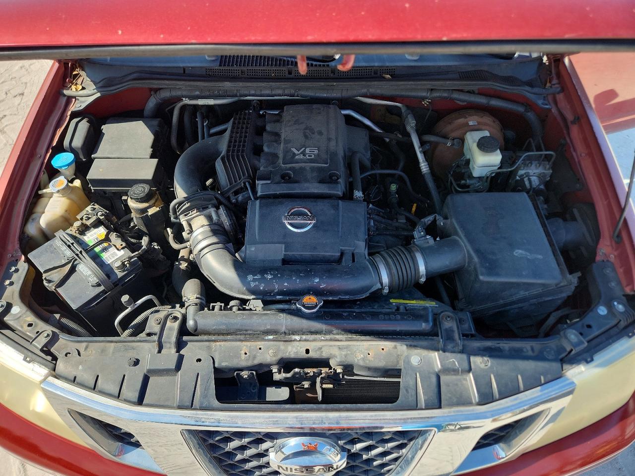 2014 Nissan Frontier S Burgundy vin: 1N6AD0ER5EN770492