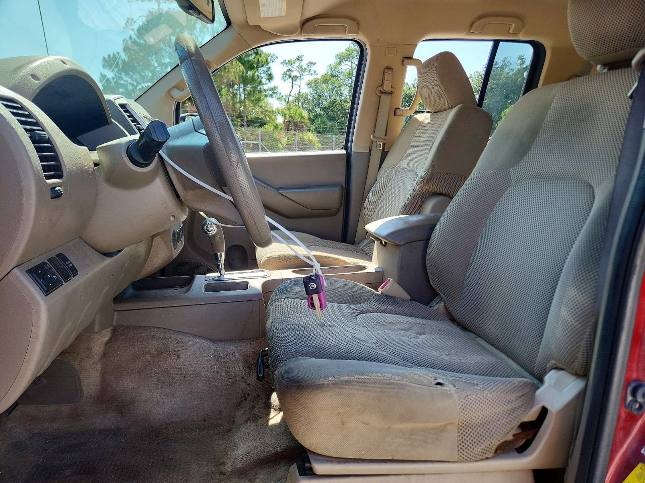 2014 Nissan Frontier S Burgundy vin: 1N6AD0ER5EN770492