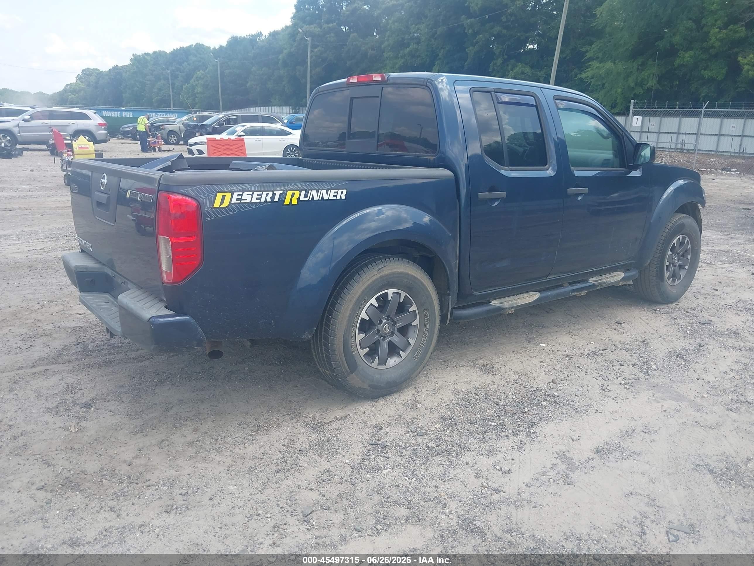 2015 Nissan Frontier Desert Runner Blue vin: 1N6AD0ER5FN708592