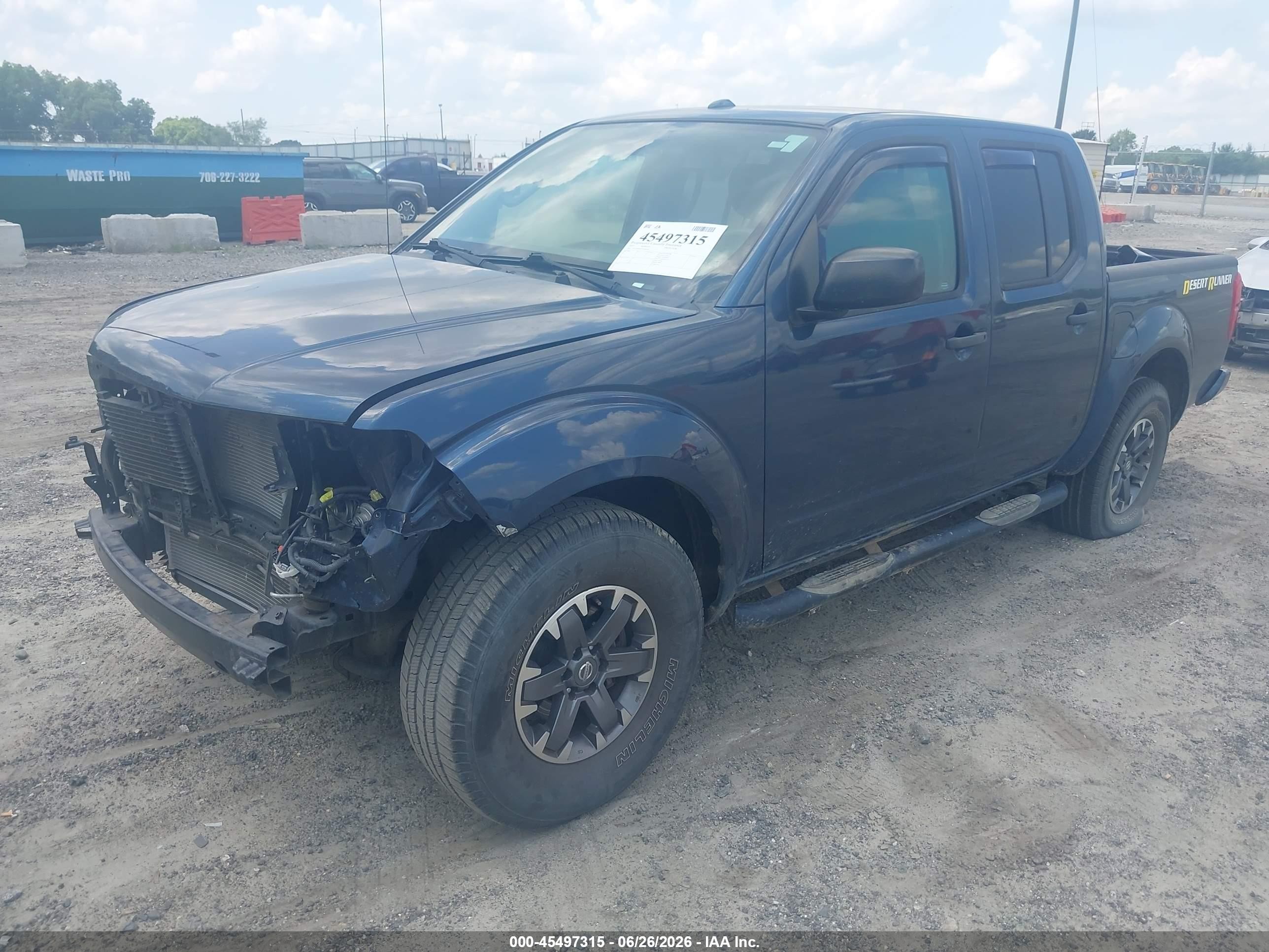 2015 Nissan Frontier Desert Runner Blue vin: 1N6AD0ER5FN708592
