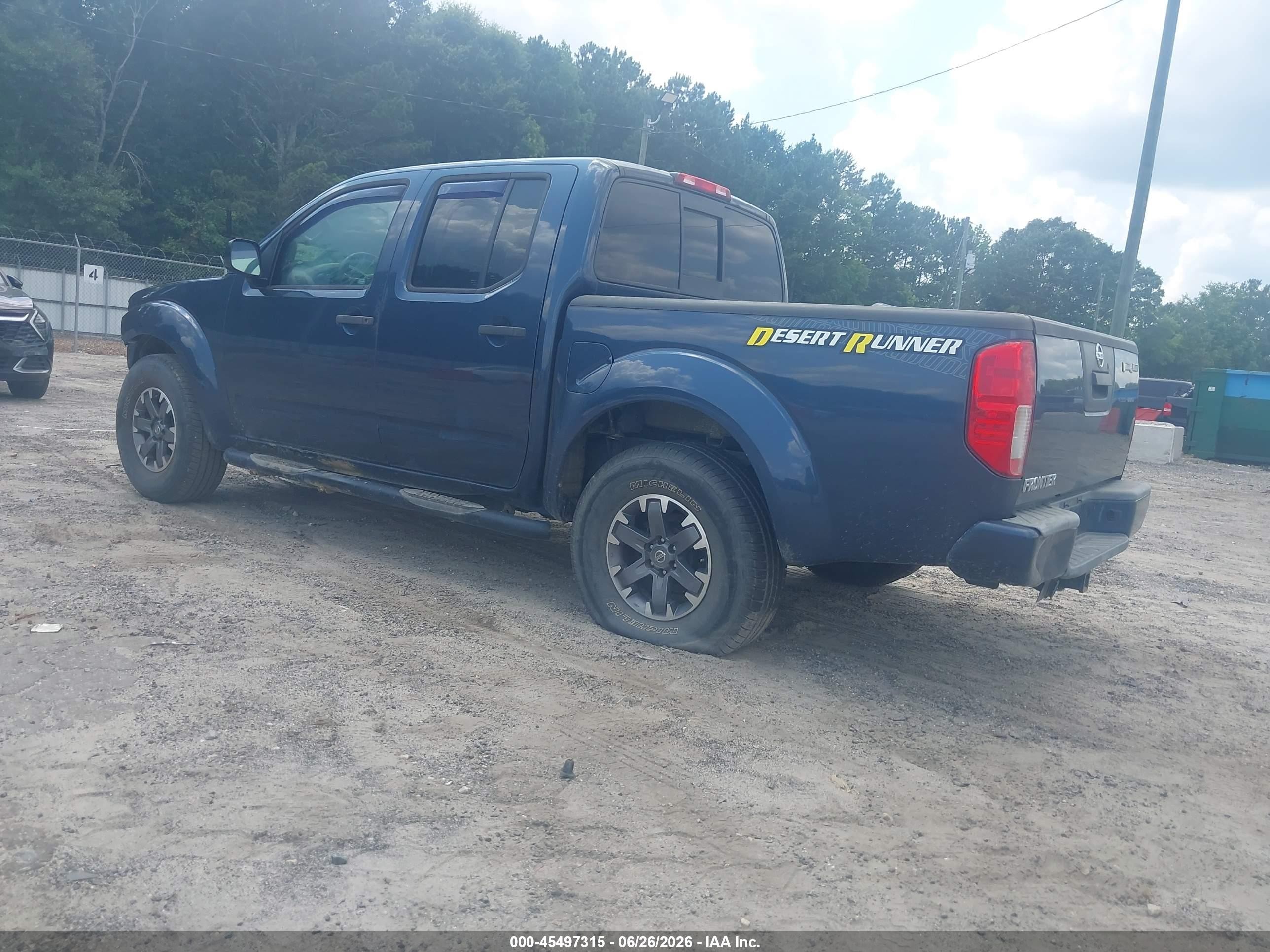 2015 Nissan Frontier Desert Runner Blue vin: 1N6AD0ER5FN708592