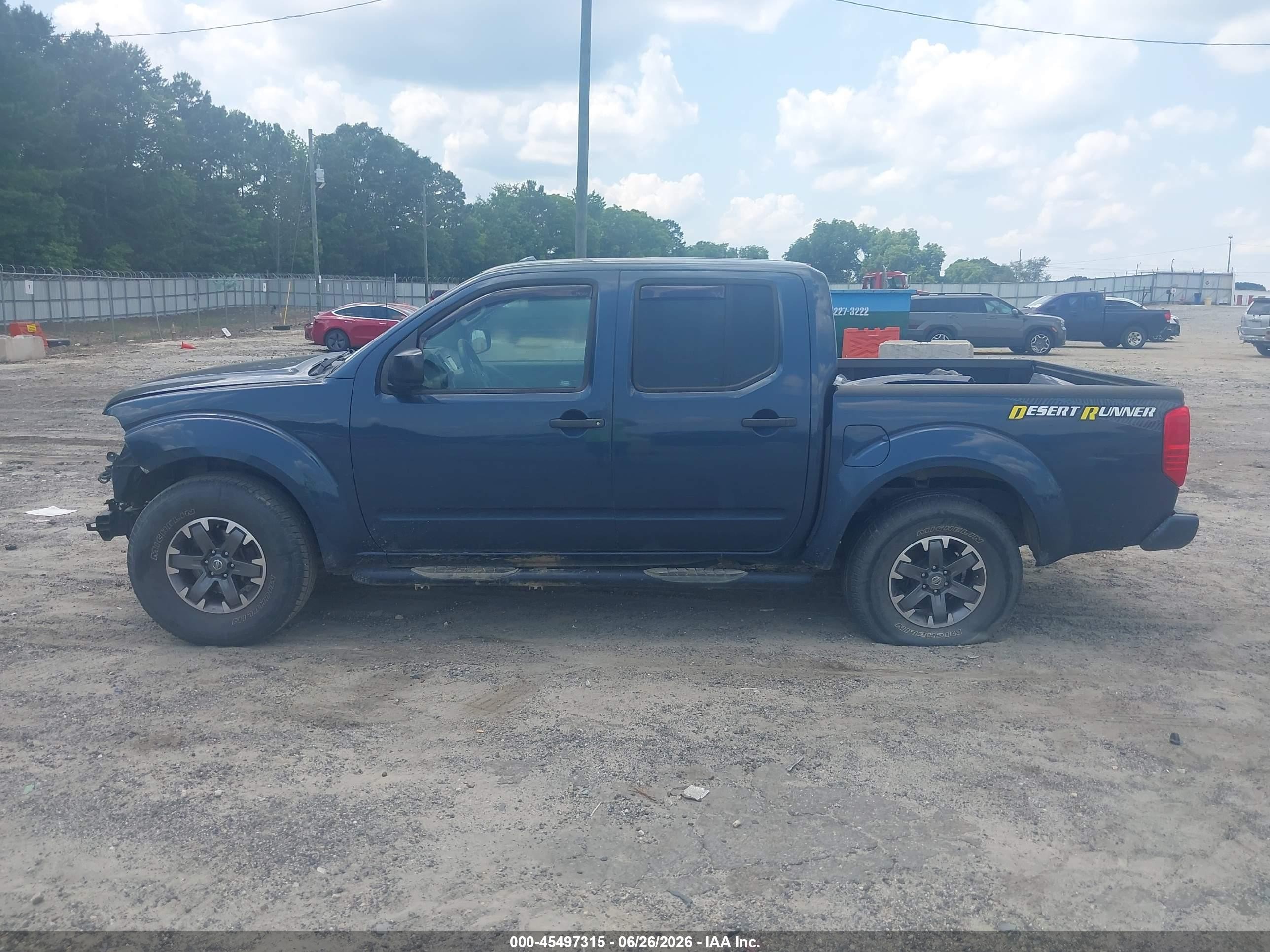 2015 Nissan Frontier Desert Runner Blue vin: 1N6AD0ER5FN708592