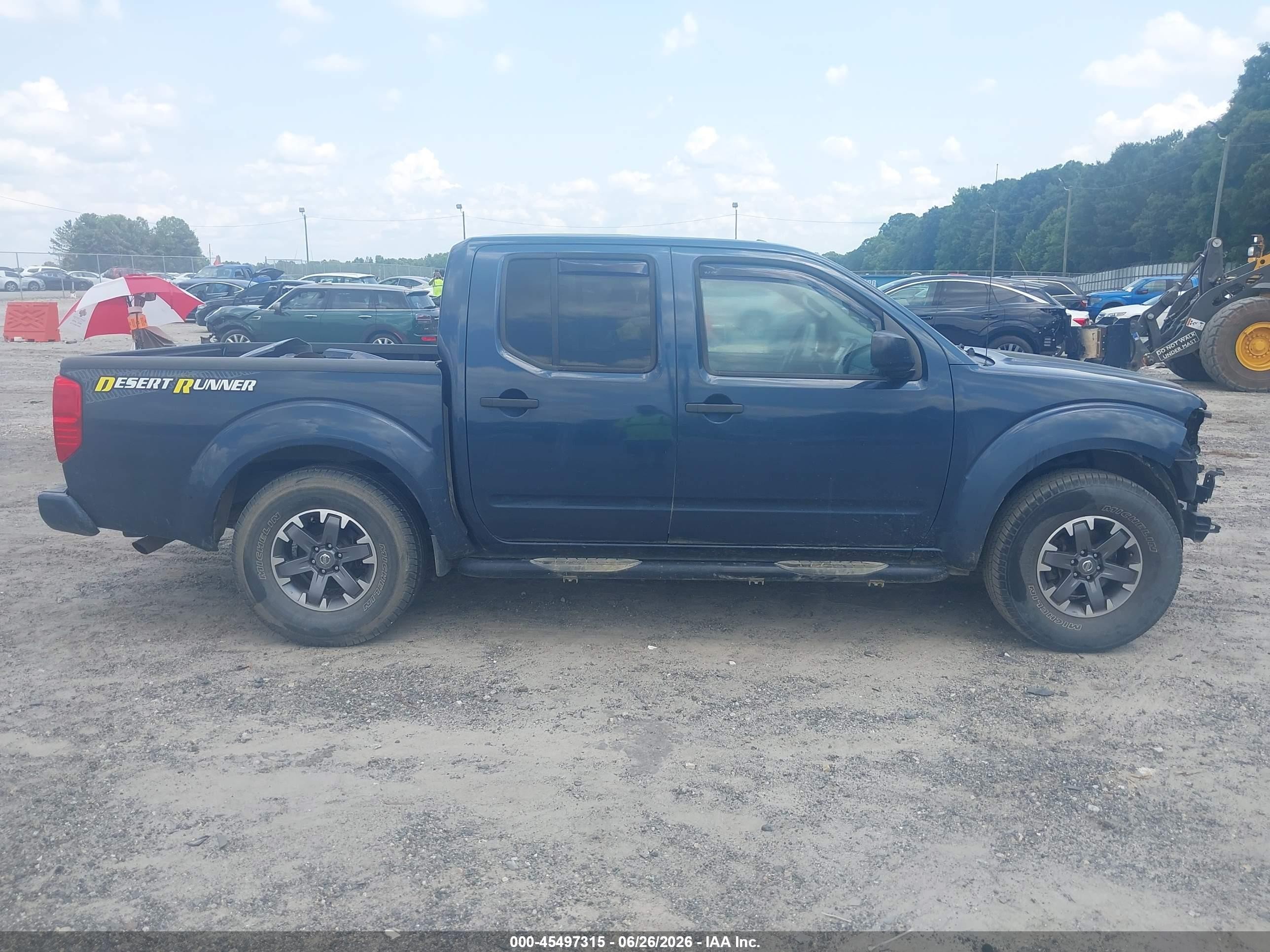 2015 Nissan Frontier Desert Runner Blue vin: 1N6AD0ER5FN708592