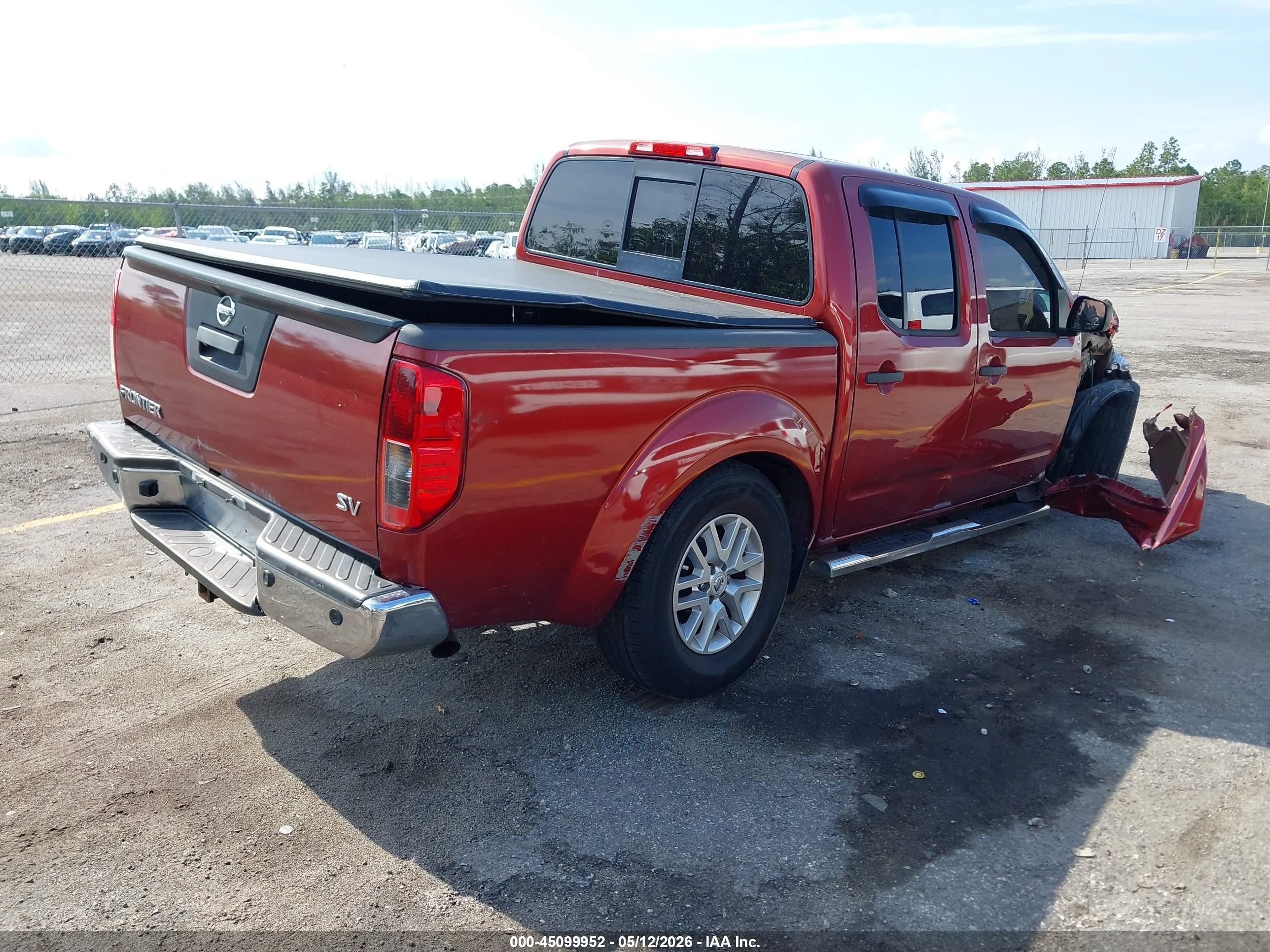 2015 Nissan Frontier Sv Red vin: 1N6AD0ER5FN723139