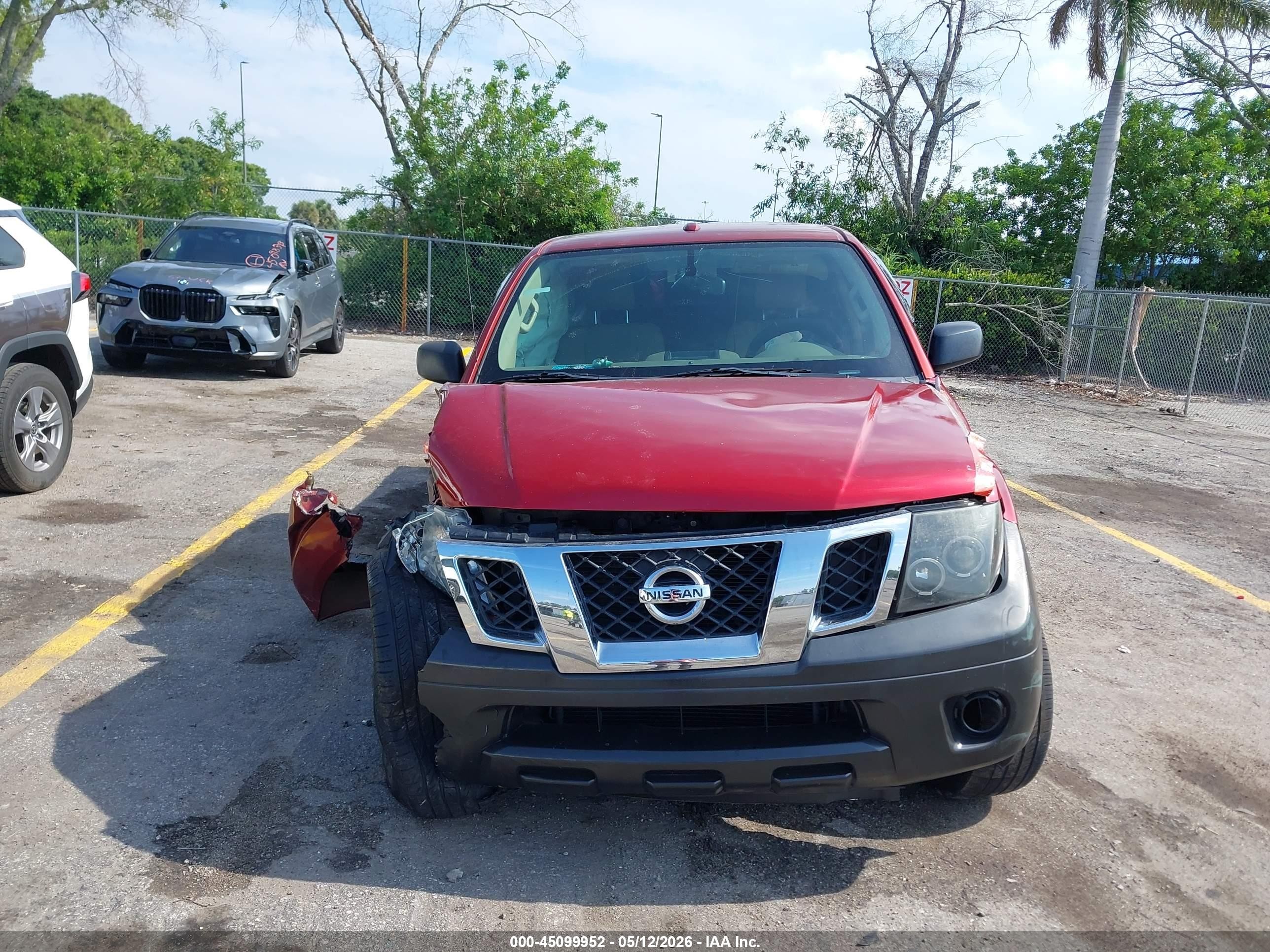 2015 Nissan Frontier Sv Red vin: 1N6AD0ER5FN723139