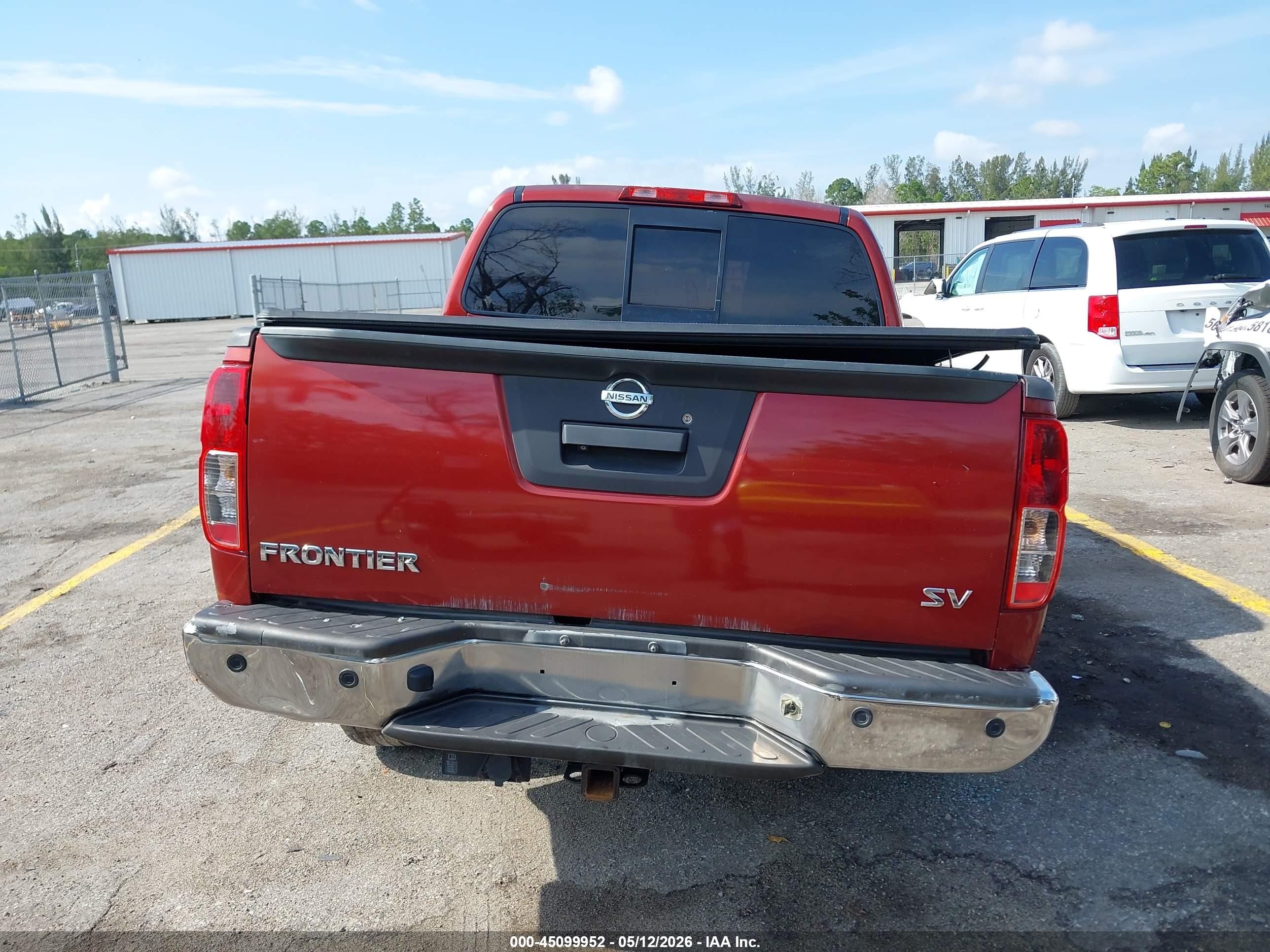 2015 Nissan Frontier Sv Red vin: 1N6AD0ER5FN723139