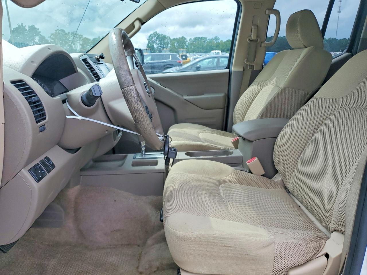 2015 Nissan Frontier Sv White vin: 1N6AD0ER5FN740202
