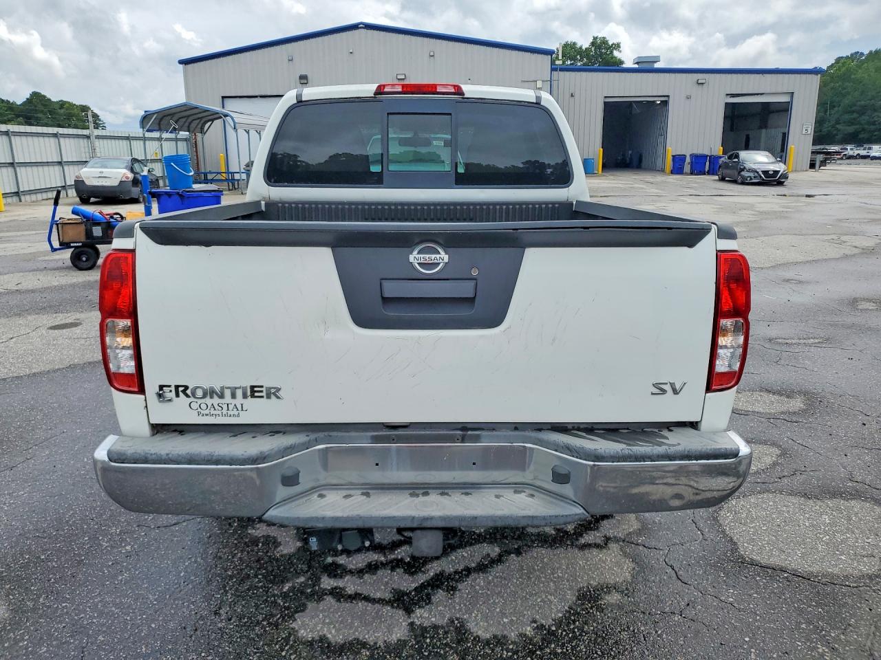 2015 Nissan Frontier Sv White vin: 1N6AD0ER5FN740202