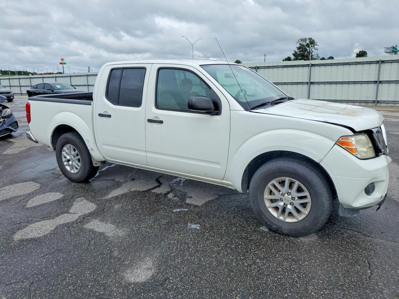 2015 Nissan Frontier Sv White vin: 1N6AD0ER5FN740202