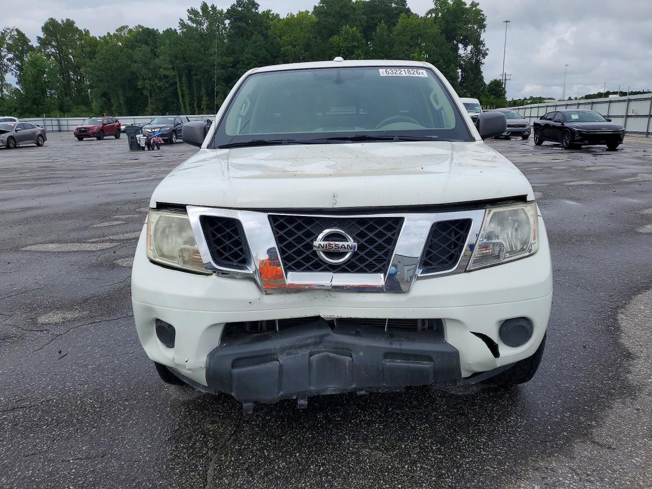 2015 Nissan Frontier Sv White vin: 1N6AD0ER5FN740202