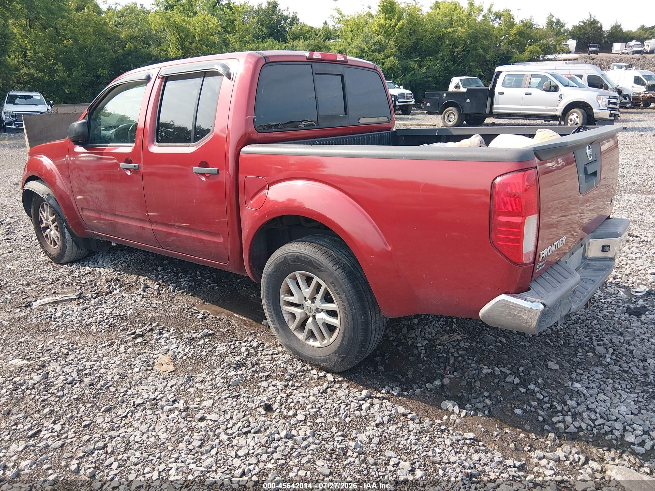 2015 Nissan Frontier Sv Red vin: 1N6AD0ER5FN752656