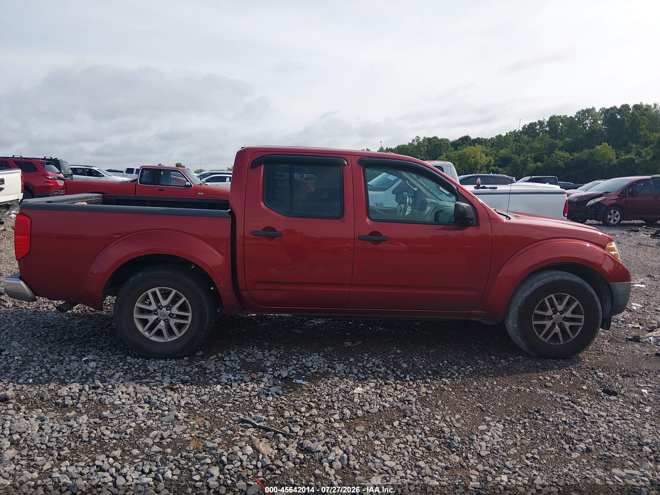 2015 Nissan Frontier Sv Red vin: 1N6AD0ER5FN752656