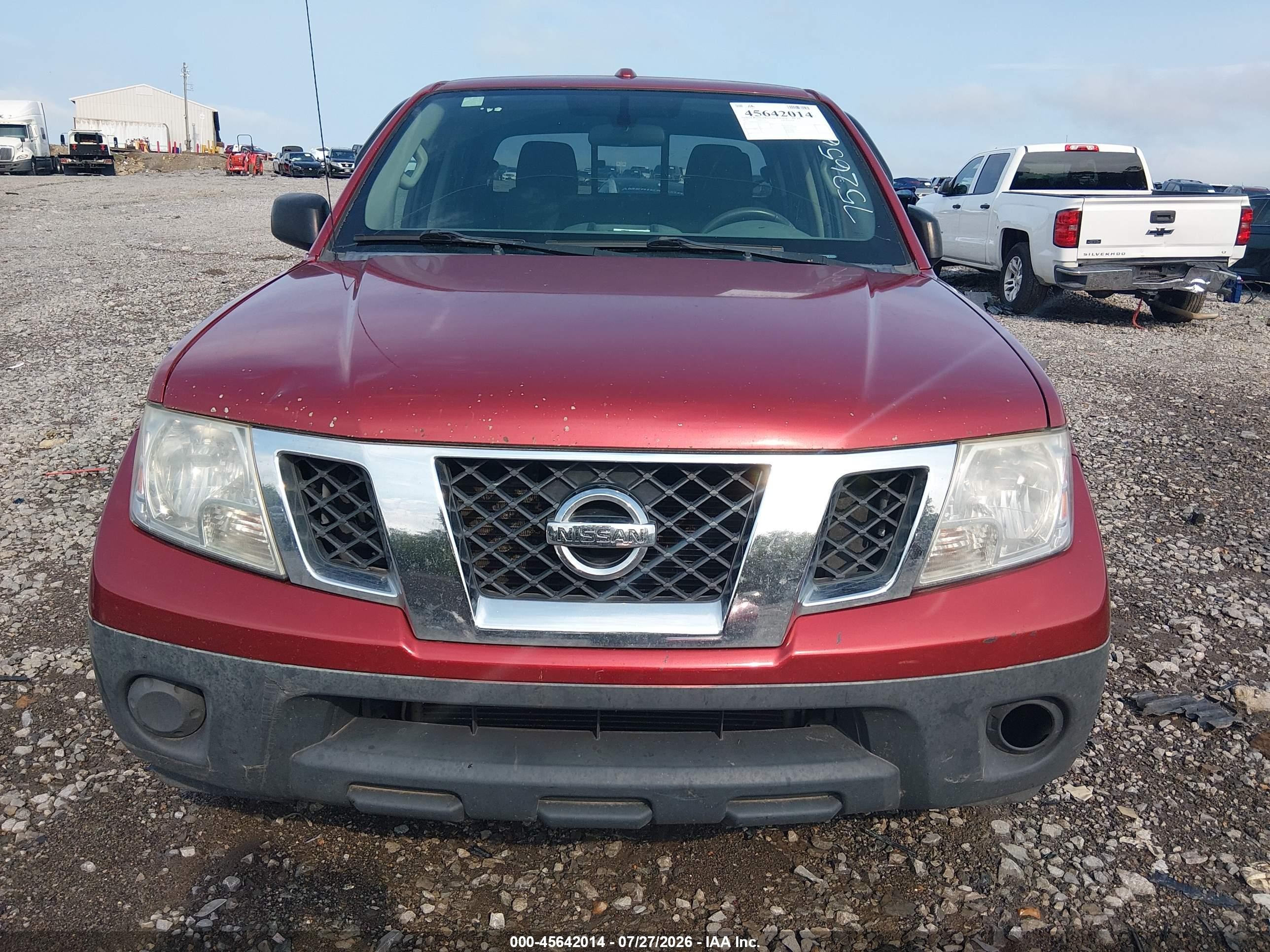 2015 Nissan Frontier Sv Red vin: 1N6AD0ER5FN752656