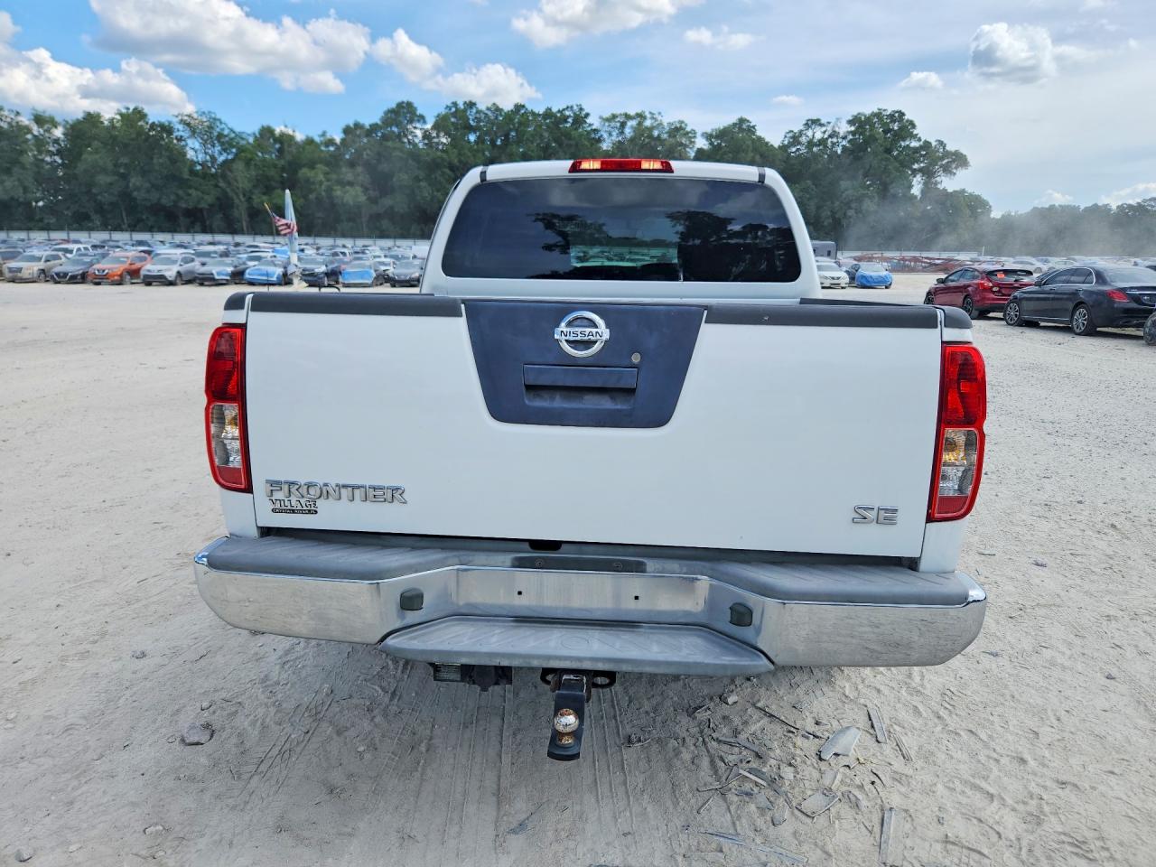 2010 Nissan Frontier Se V6 White vin: 1N6AD0ER6AC401100