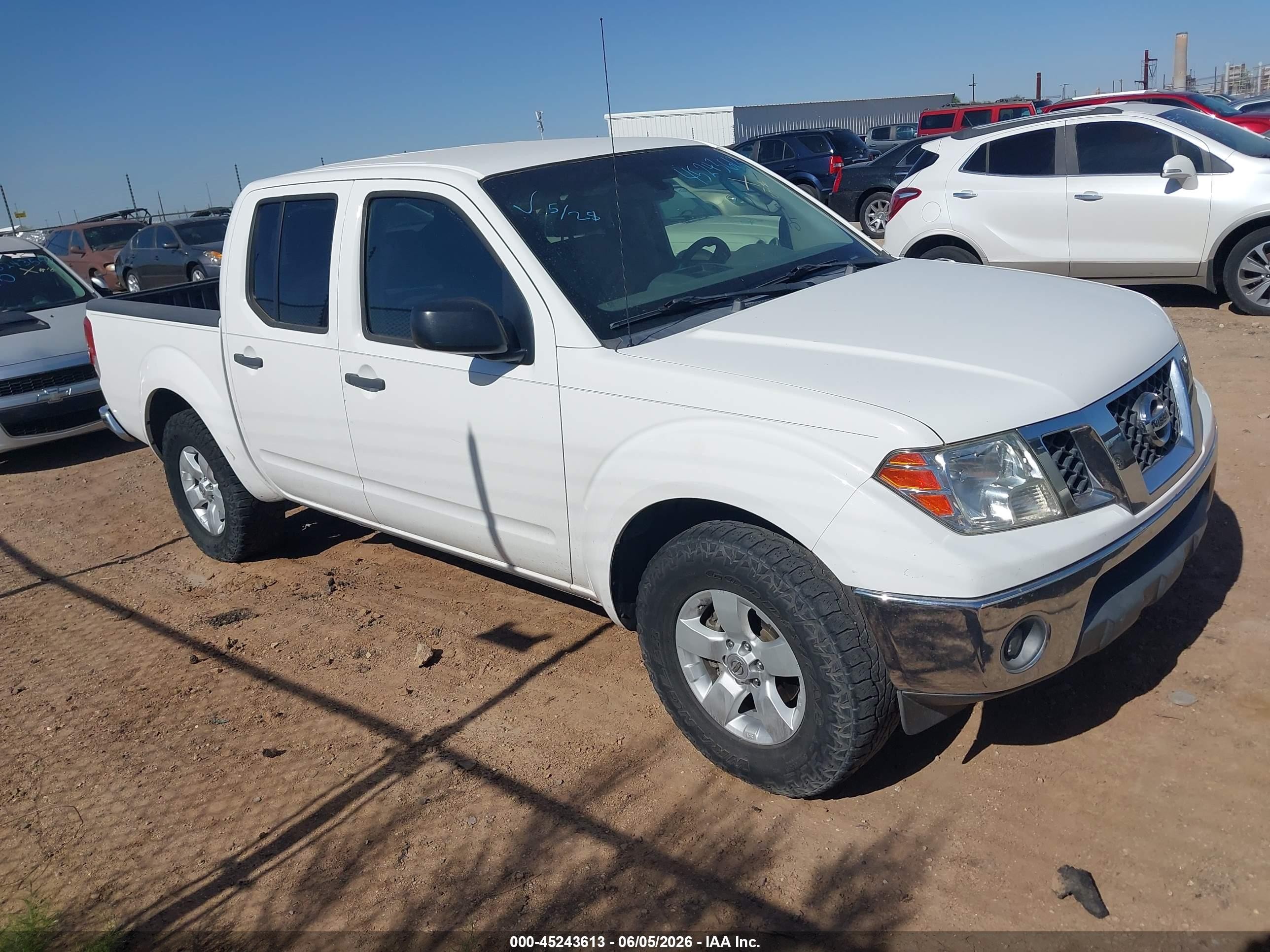 2010 Nissan Frontier Se White vin: 1N6AD0ER6AC439409