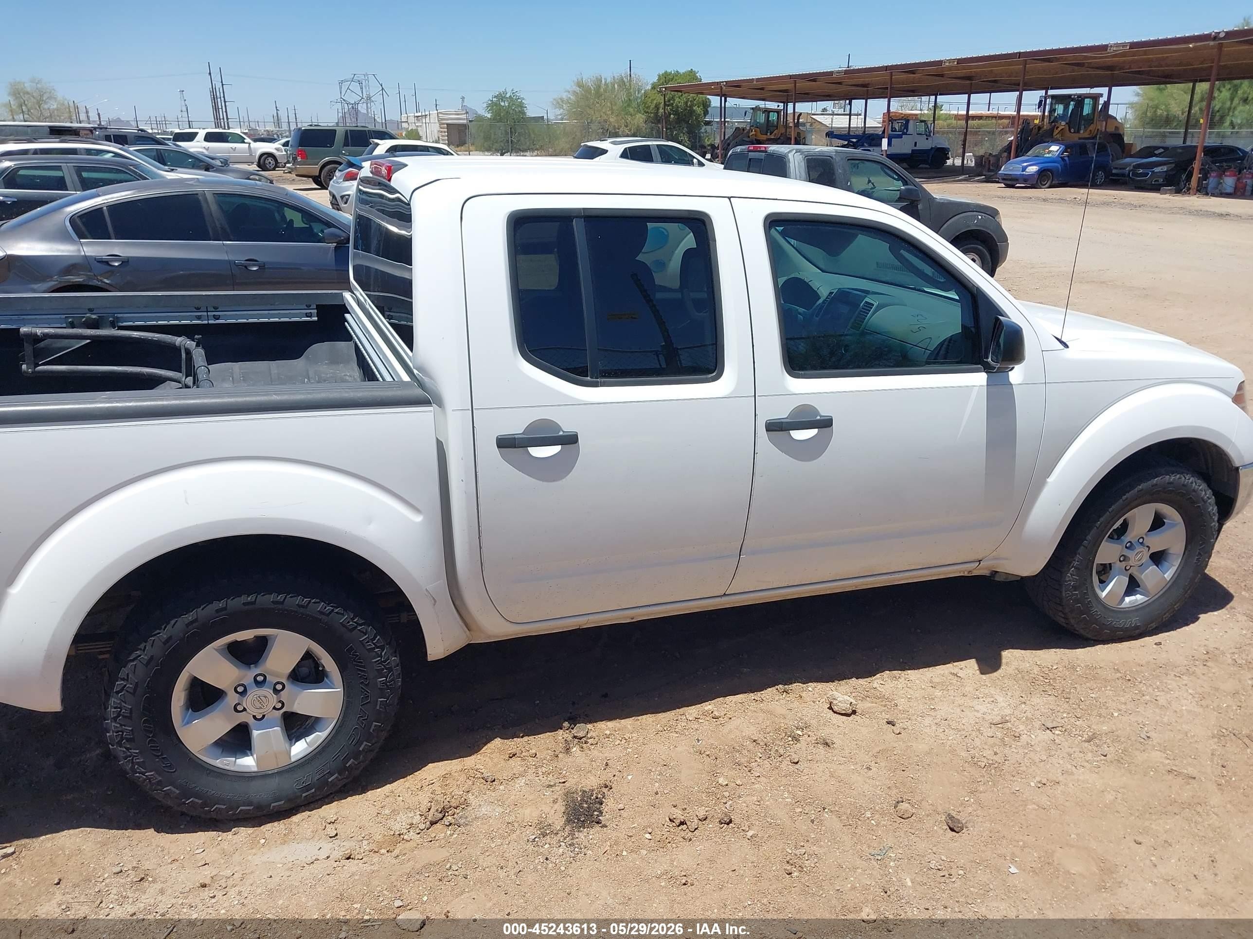 2010 Nissan Frontier Se White vin: 1N6AD0ER6AC439409