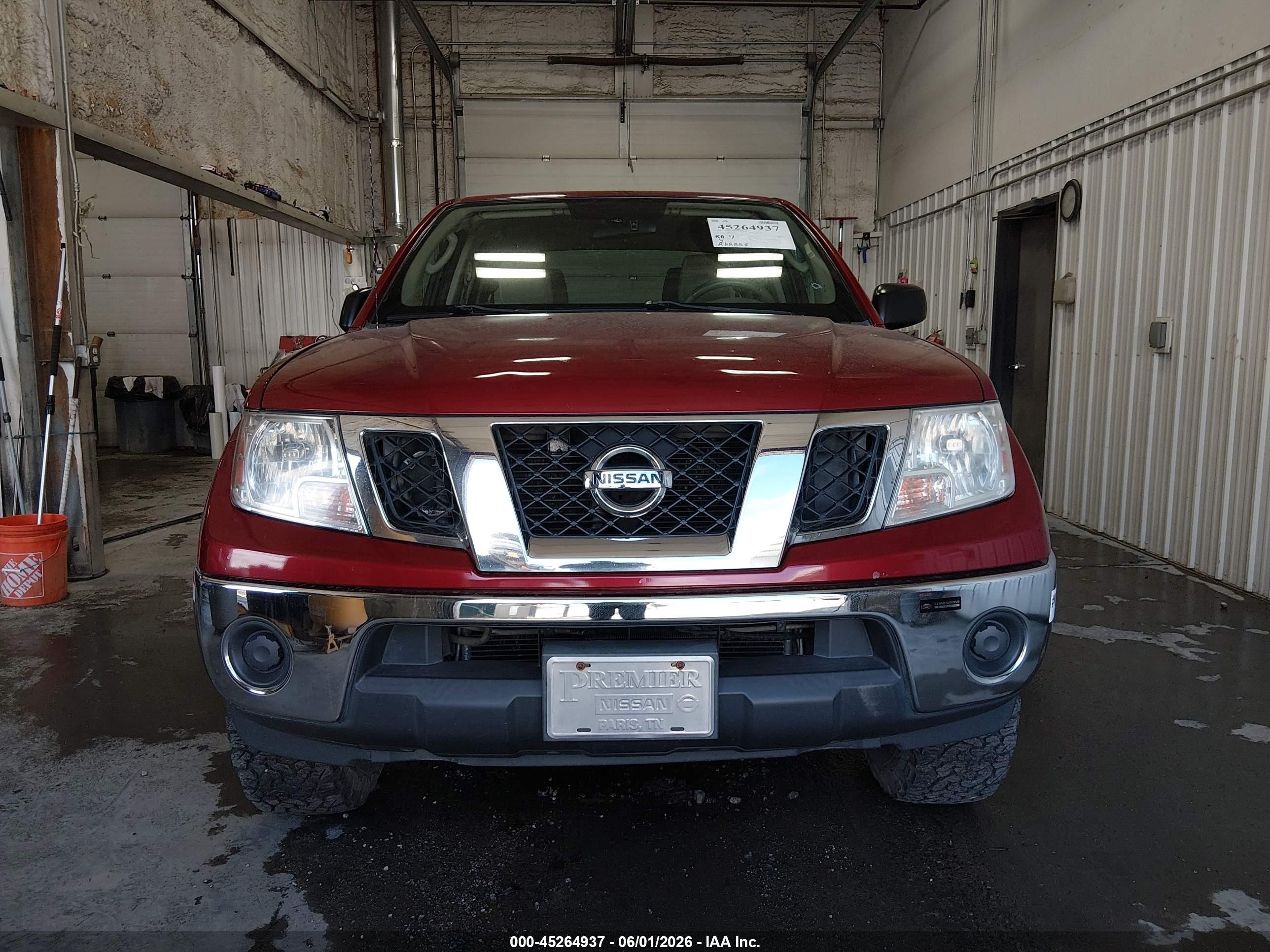 2011 Nissan Frontier Sv Red vin: 1N6AD0ER6BC404886