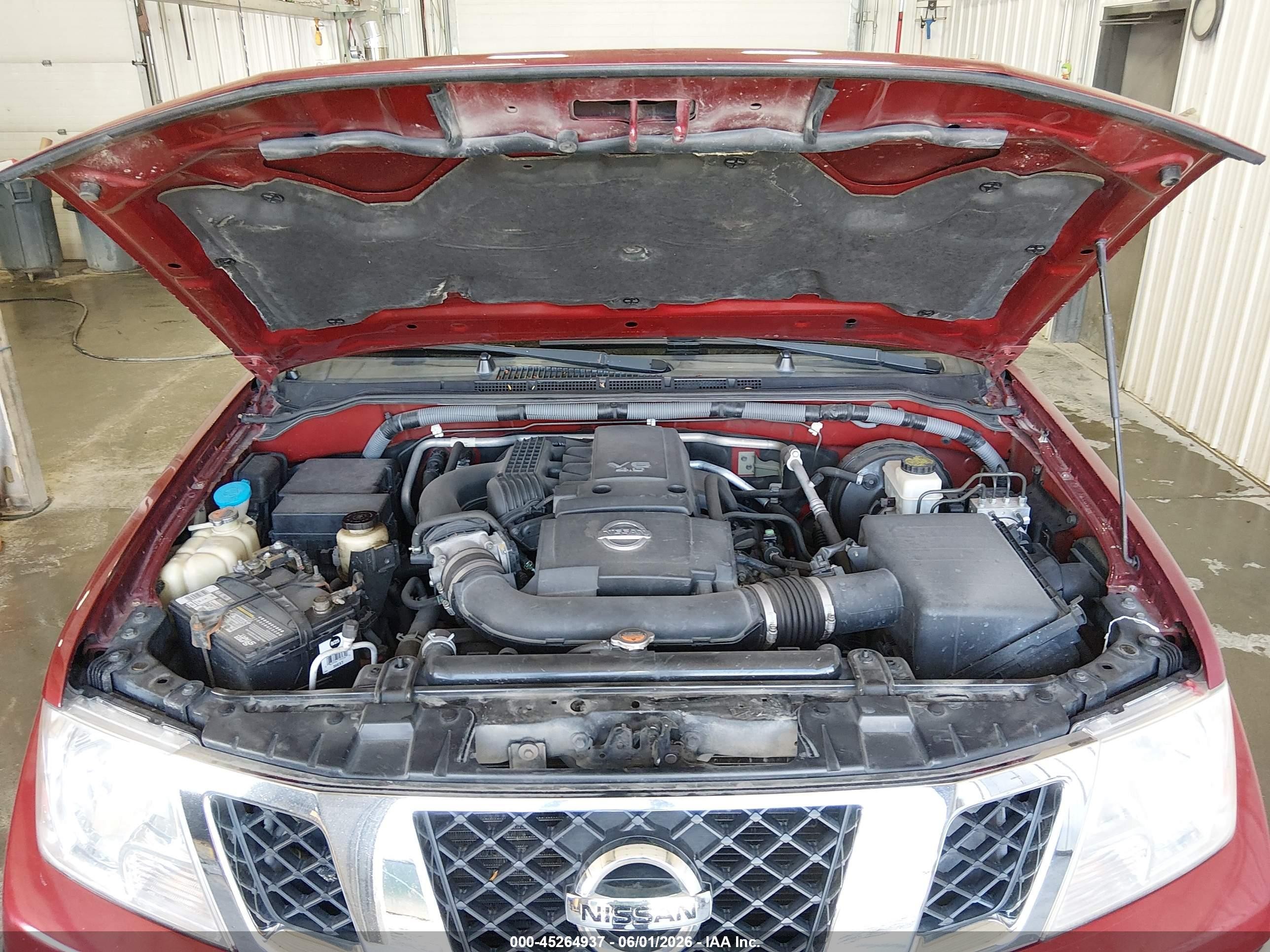 2011 Nissan Frontier Sv Red vin: 1N6AD0ER6BC404886