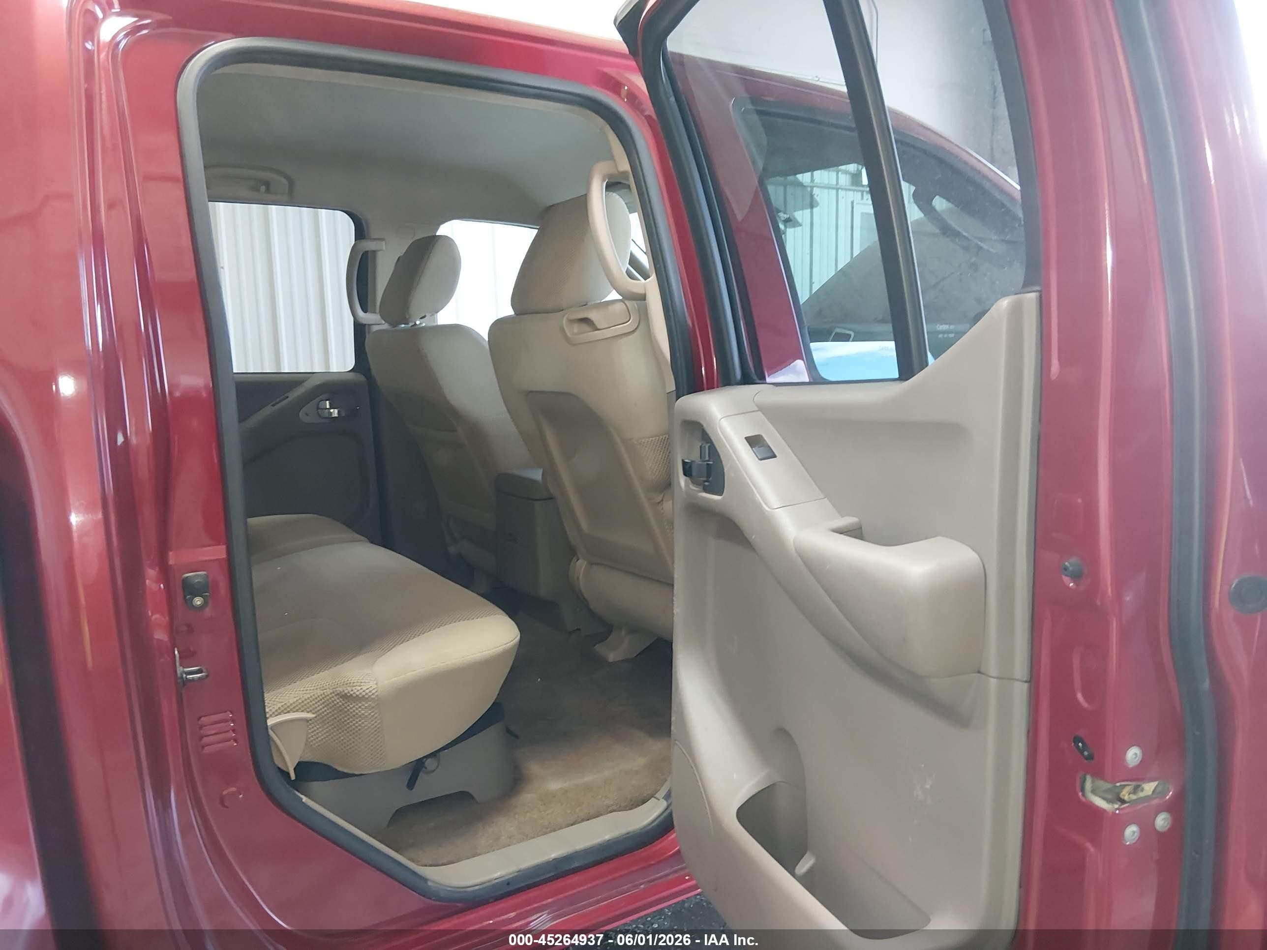 2011 Nissan Frontier Sv Red vin: 1N6AD0ER6BC404886