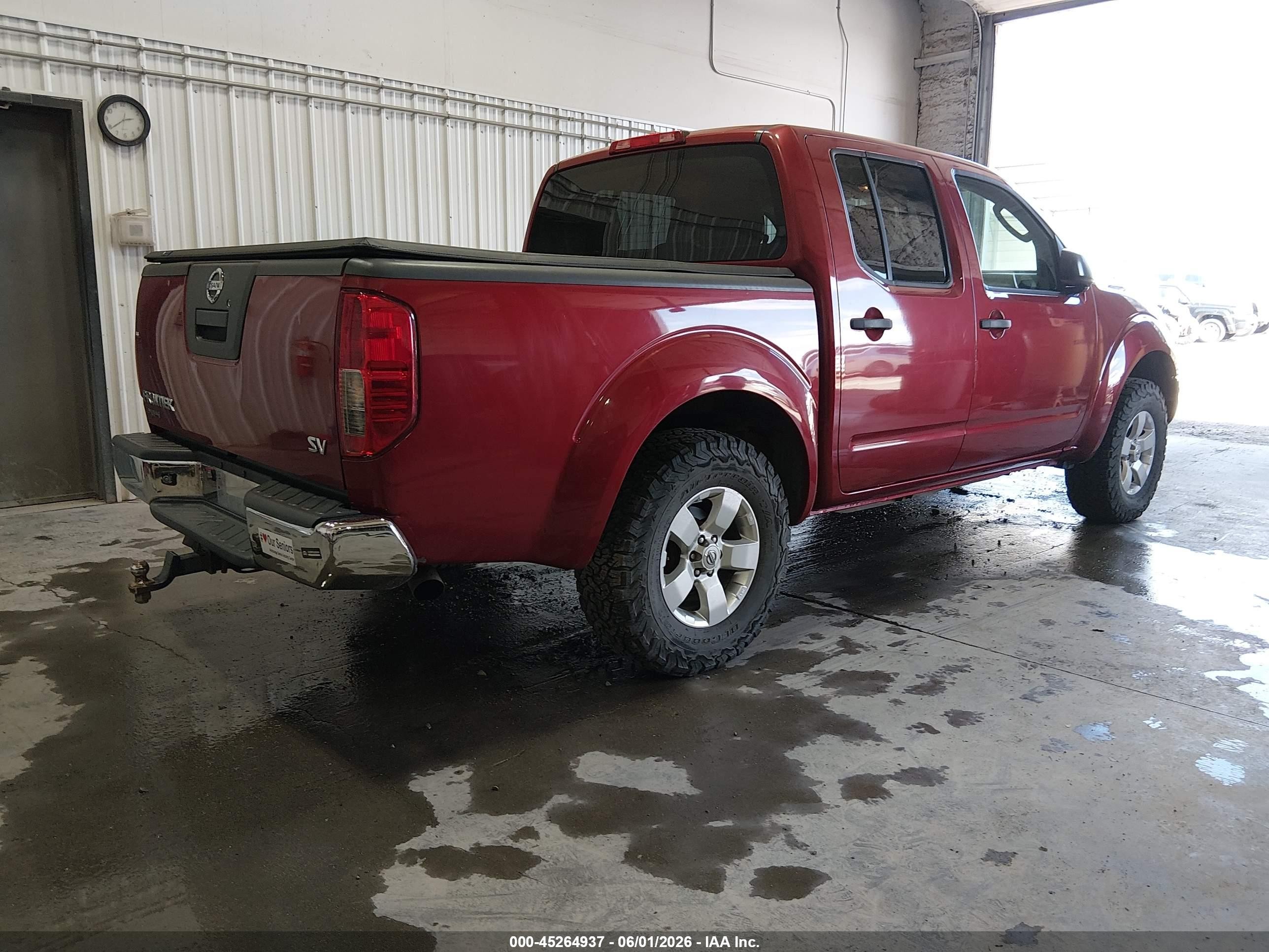 2011 Nissan Frontier Sv Red vin: 1N6AD0ER6BC404886