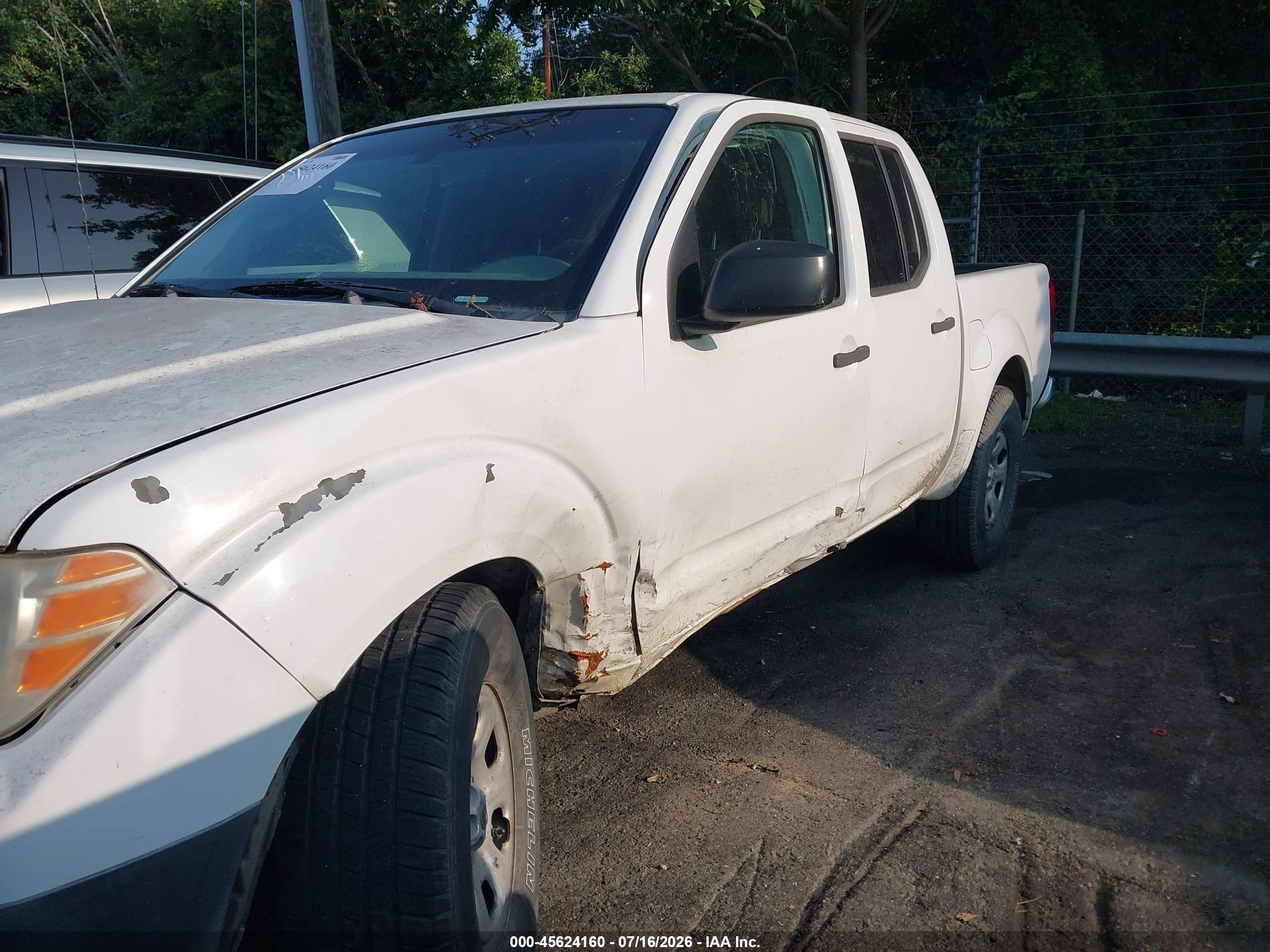 2011 Nissan Frontier S White vin: 1N6AD0ER6BC419209