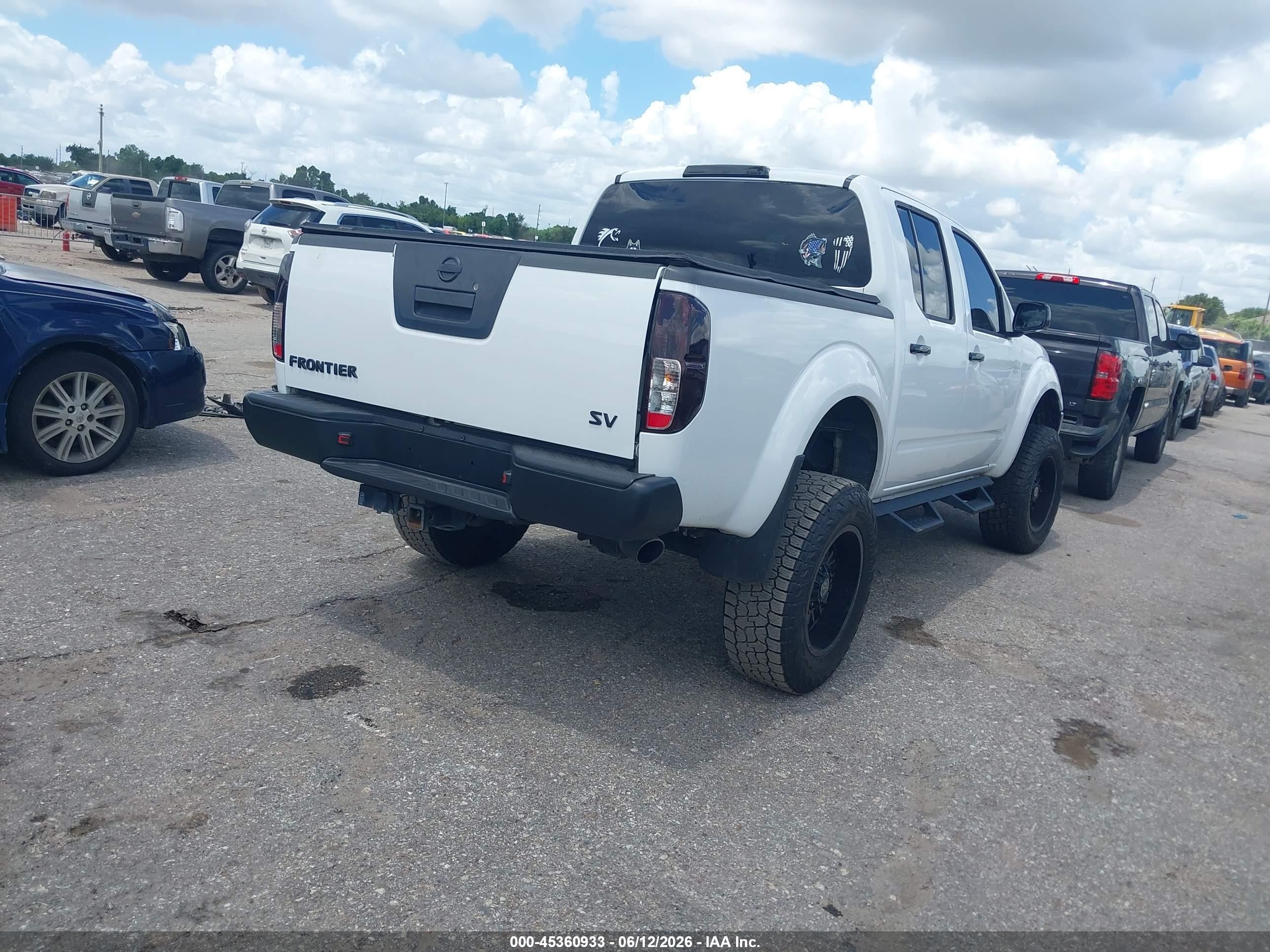 2011 Nissan Frontier Sv White vin: 1N6AD0ER6BC432087