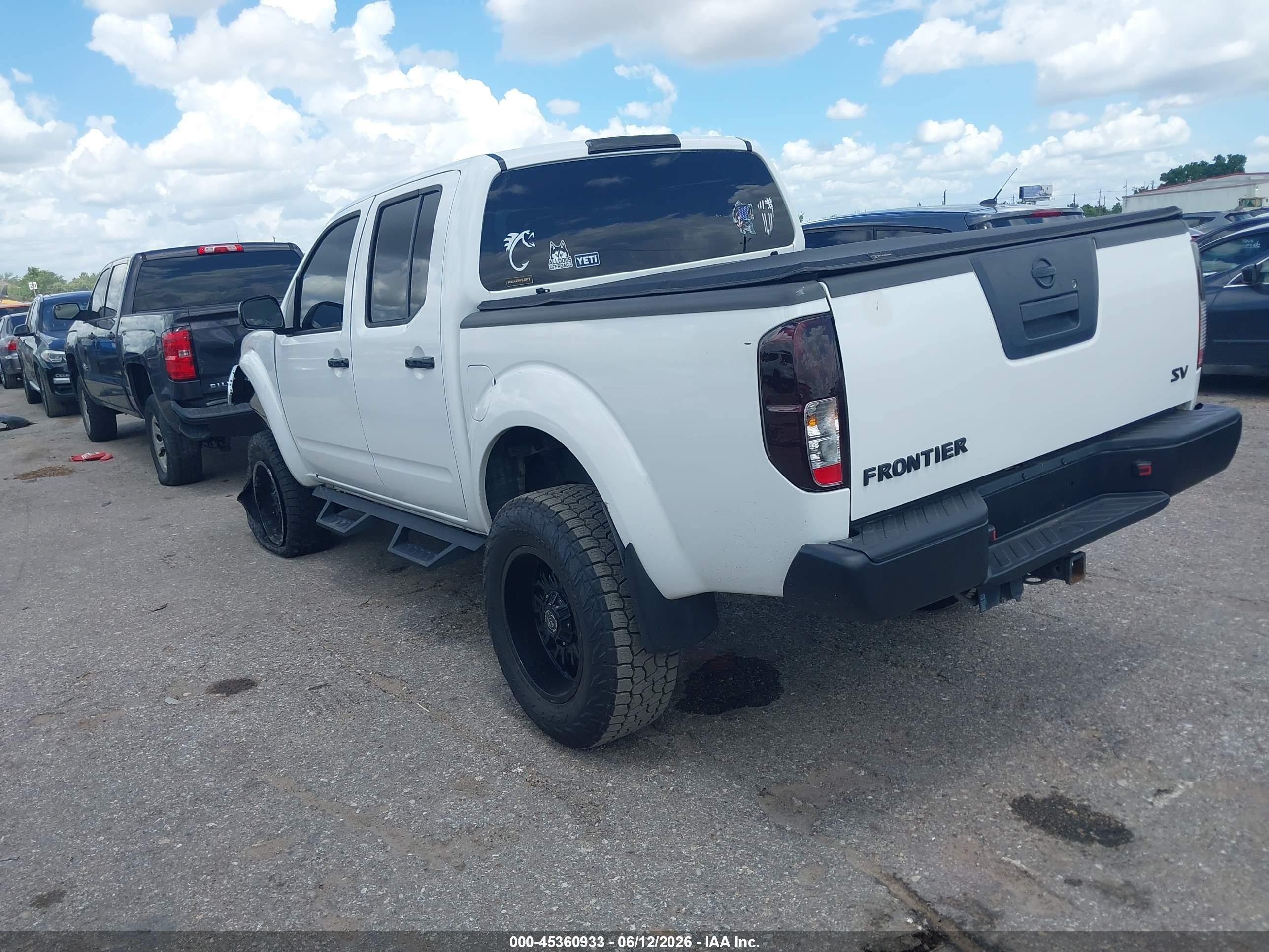 2011 Nissan Frontier Sv White vin: 1N6AD0ER6BC432087