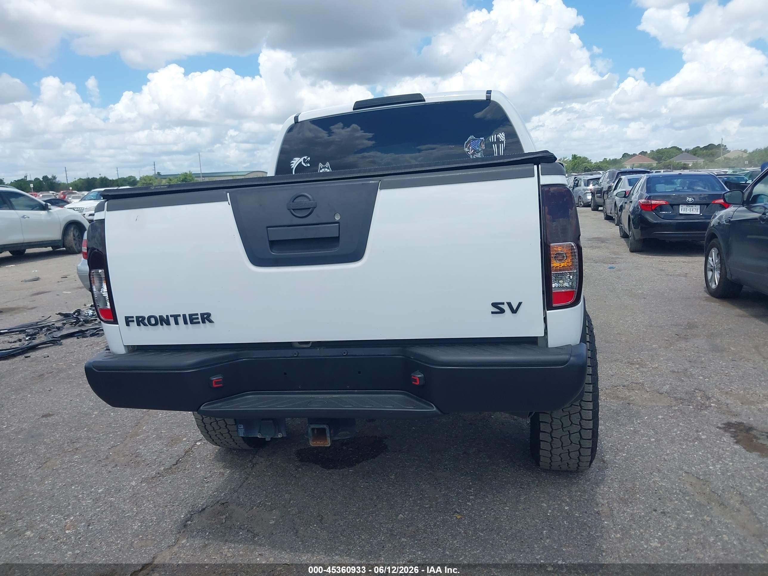 2011 Nissan Frontier Sv White vin: 1N6AD0ER6BC432087