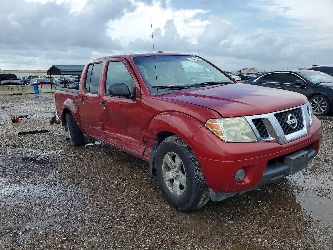 2012 Nissan Frontier S Red vin: 1N6AD0ER6CC406123