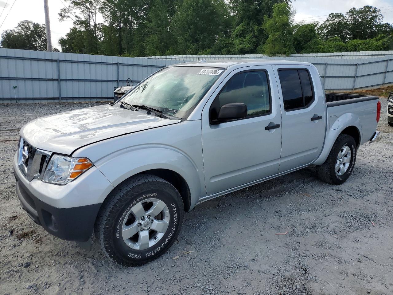 2012 Nissan Frontier S Silver vin: 1N6AD0ER6CC426713