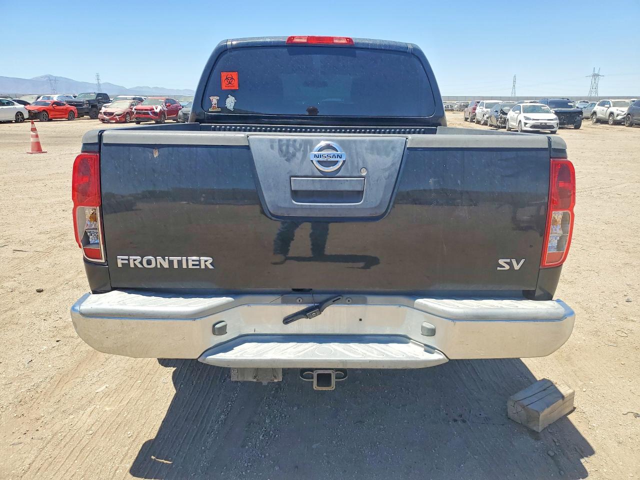 2012 Nissan Frontier S Black vin: 1N6AD0ER6CC471845