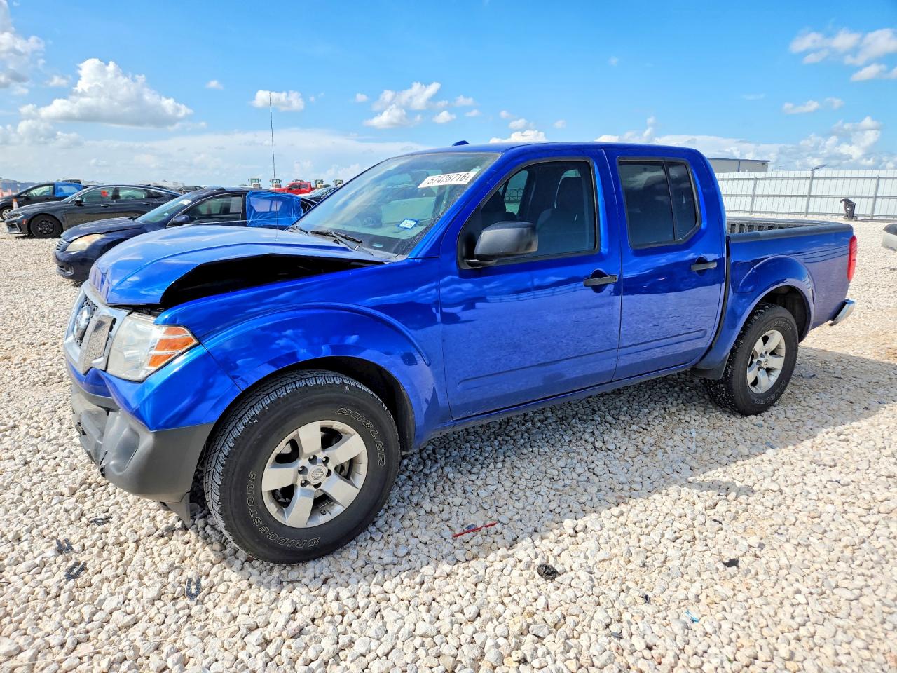 2013 Nissan Frontier Blue vin: 1N6AD0ER6DN710476