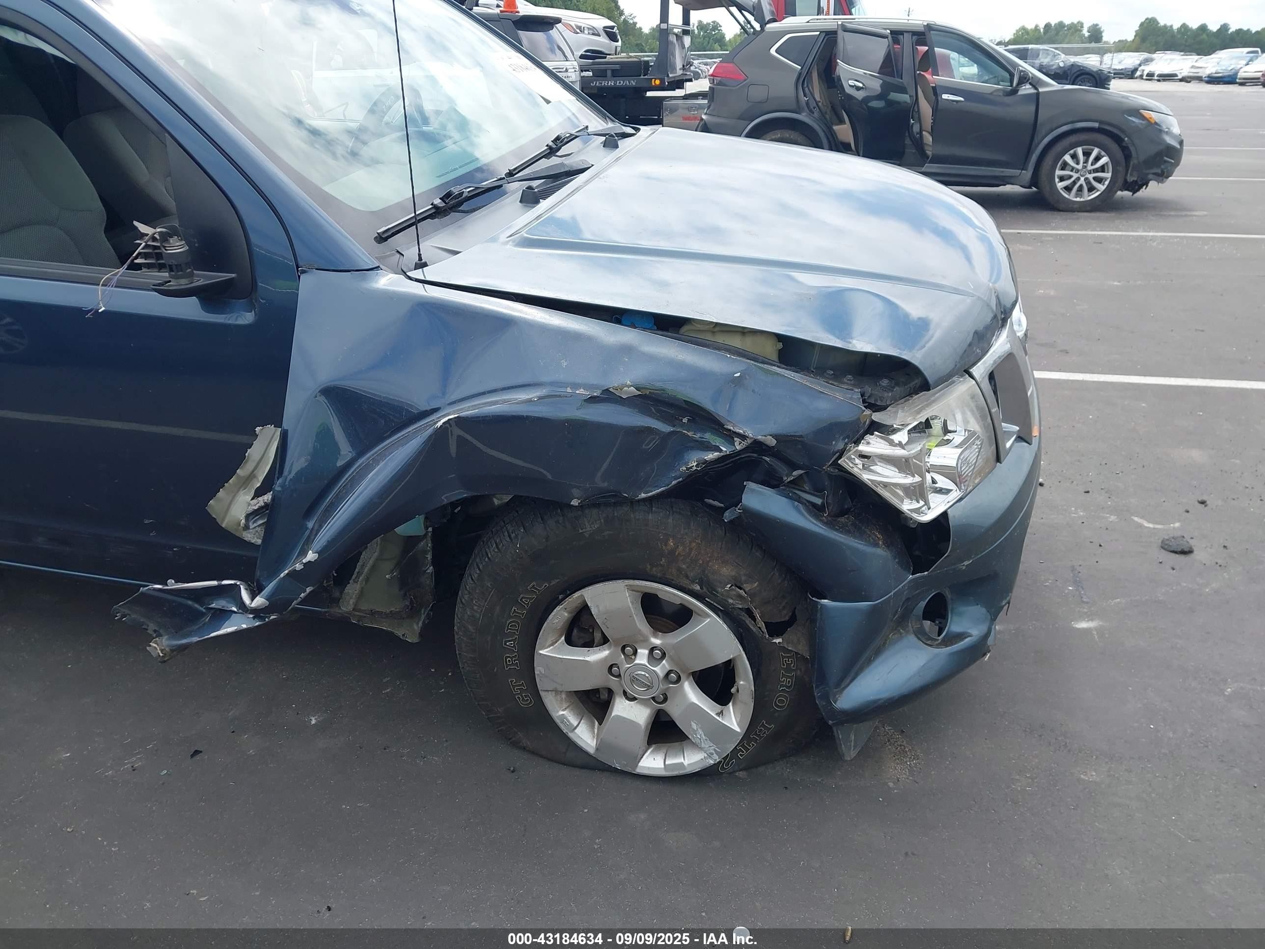 2013 Nissan Frontier Sv Blue vin: 1N6AD0ER6DN734213