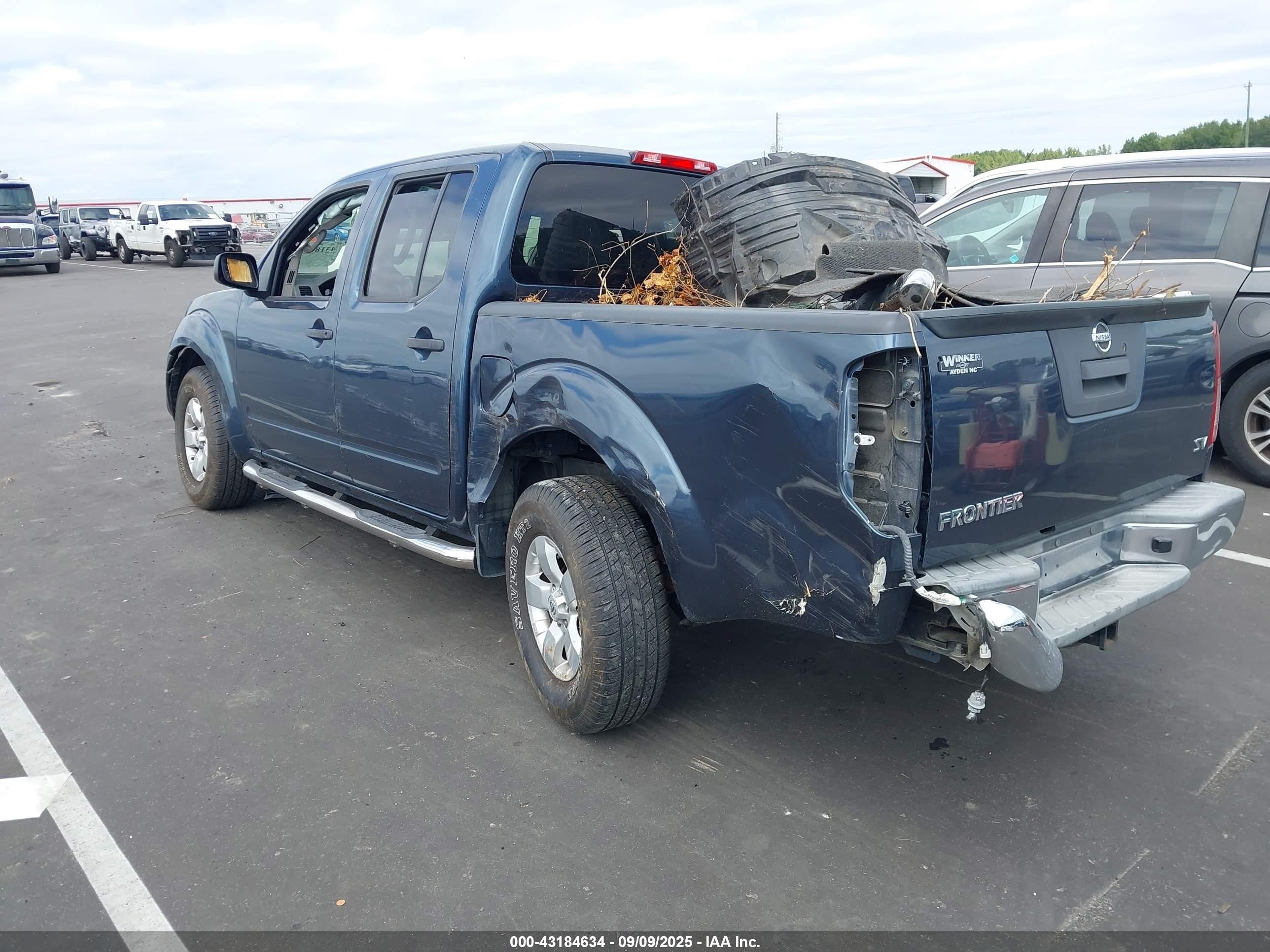 2013 Nissan Frontier Sv Blue vin: 1N6AD0ER6DN734213