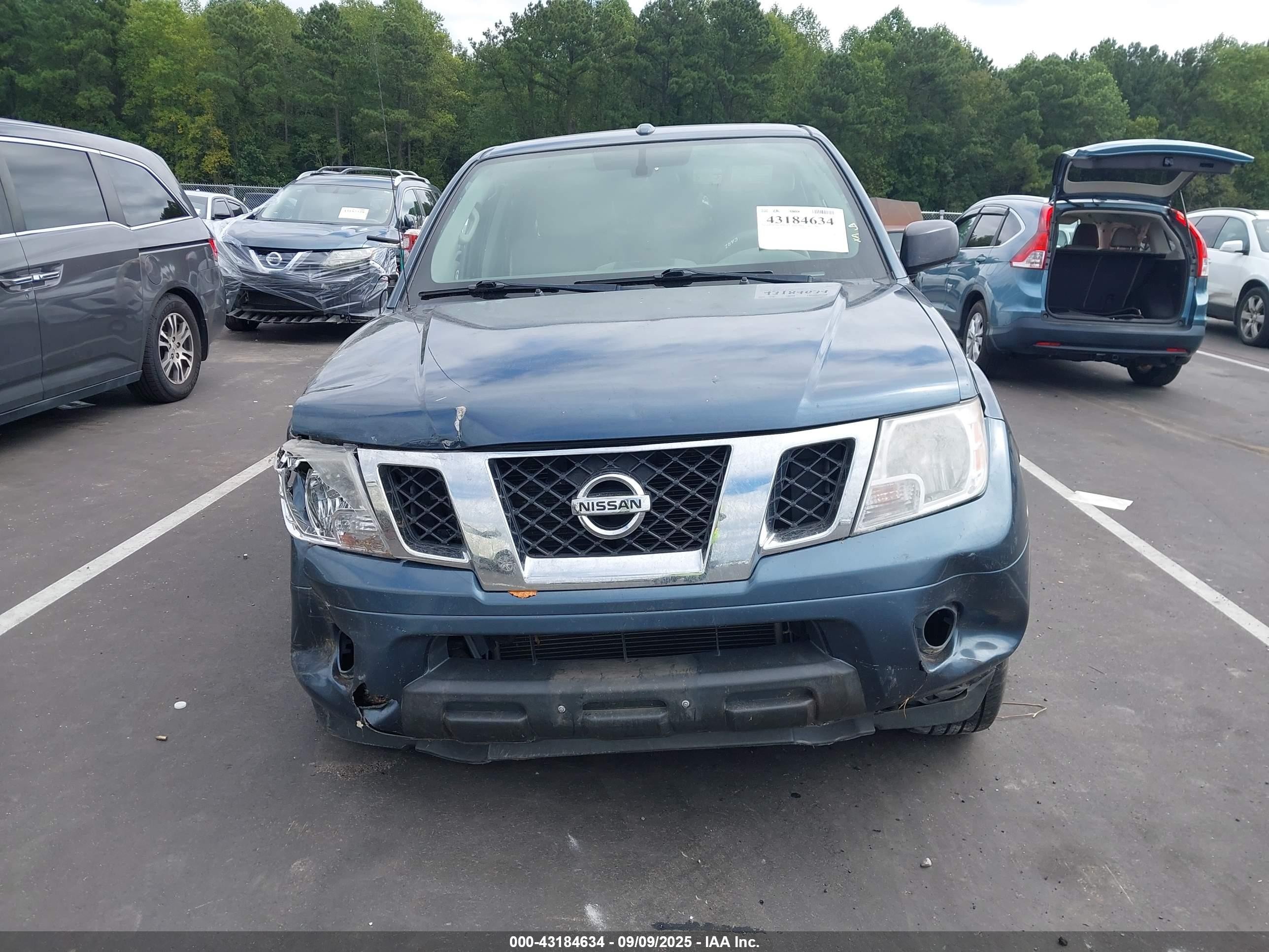 2013 Nissan Frontier Sv Blue vin: 1N6AD0ER6DN734213