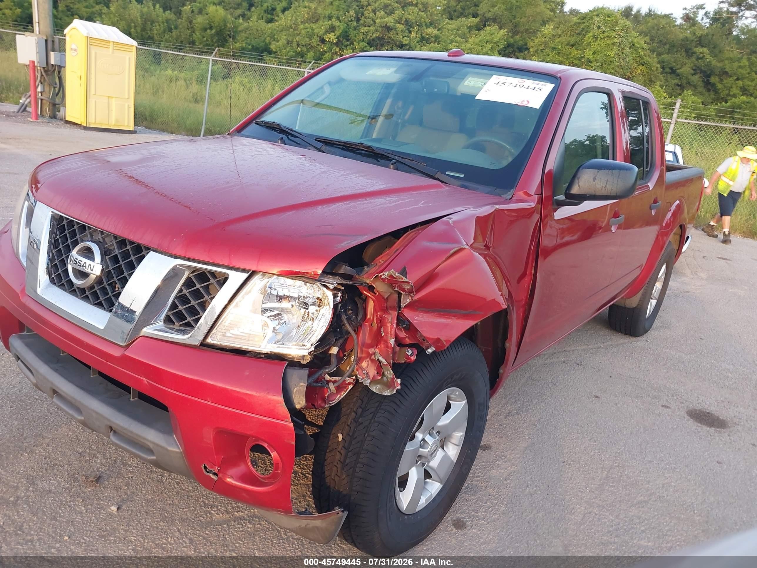 2013 Nissan Frontier Sv Red vin: 1N6AD0ER6DN762612