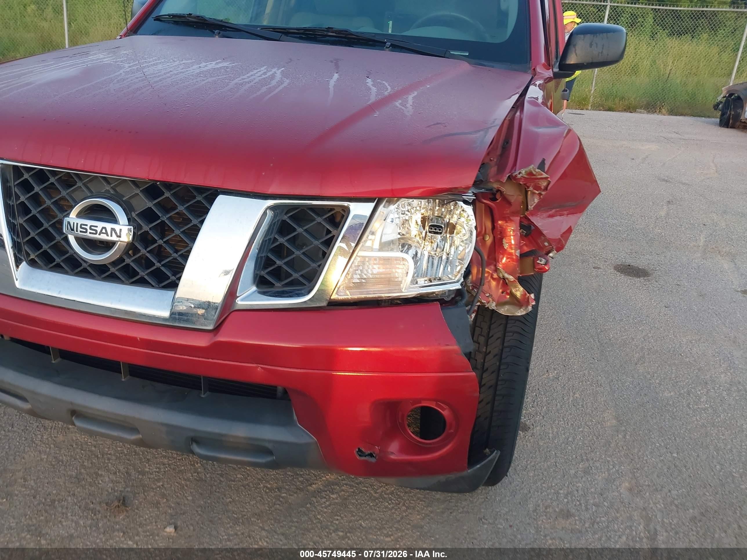 2013 Nissan Frontier Sv Red vin: 1N6AD0ER6DN762612
