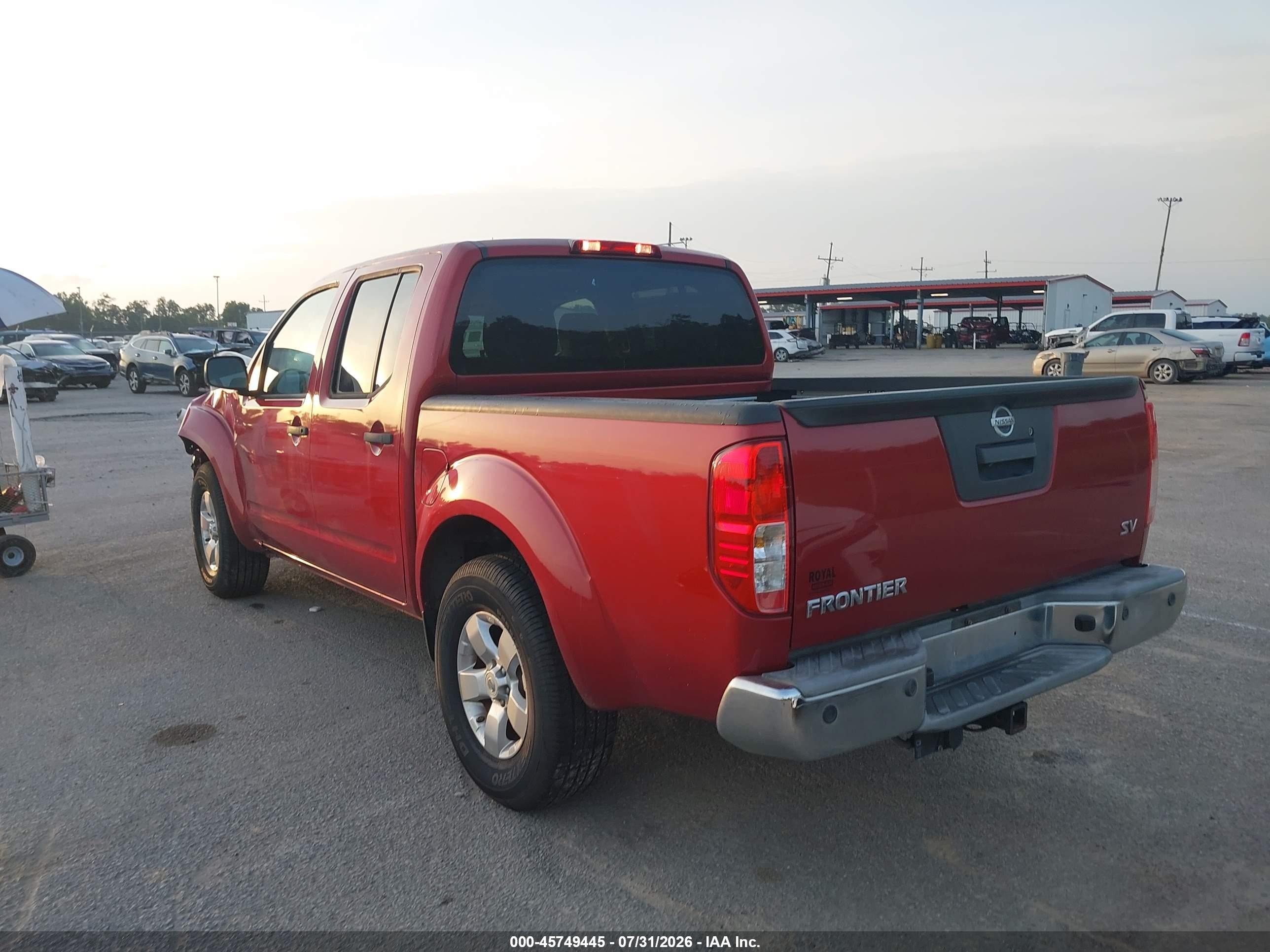 2013 Nissan Frontier Sv Red vin: 1N6AD0ER6DN762612