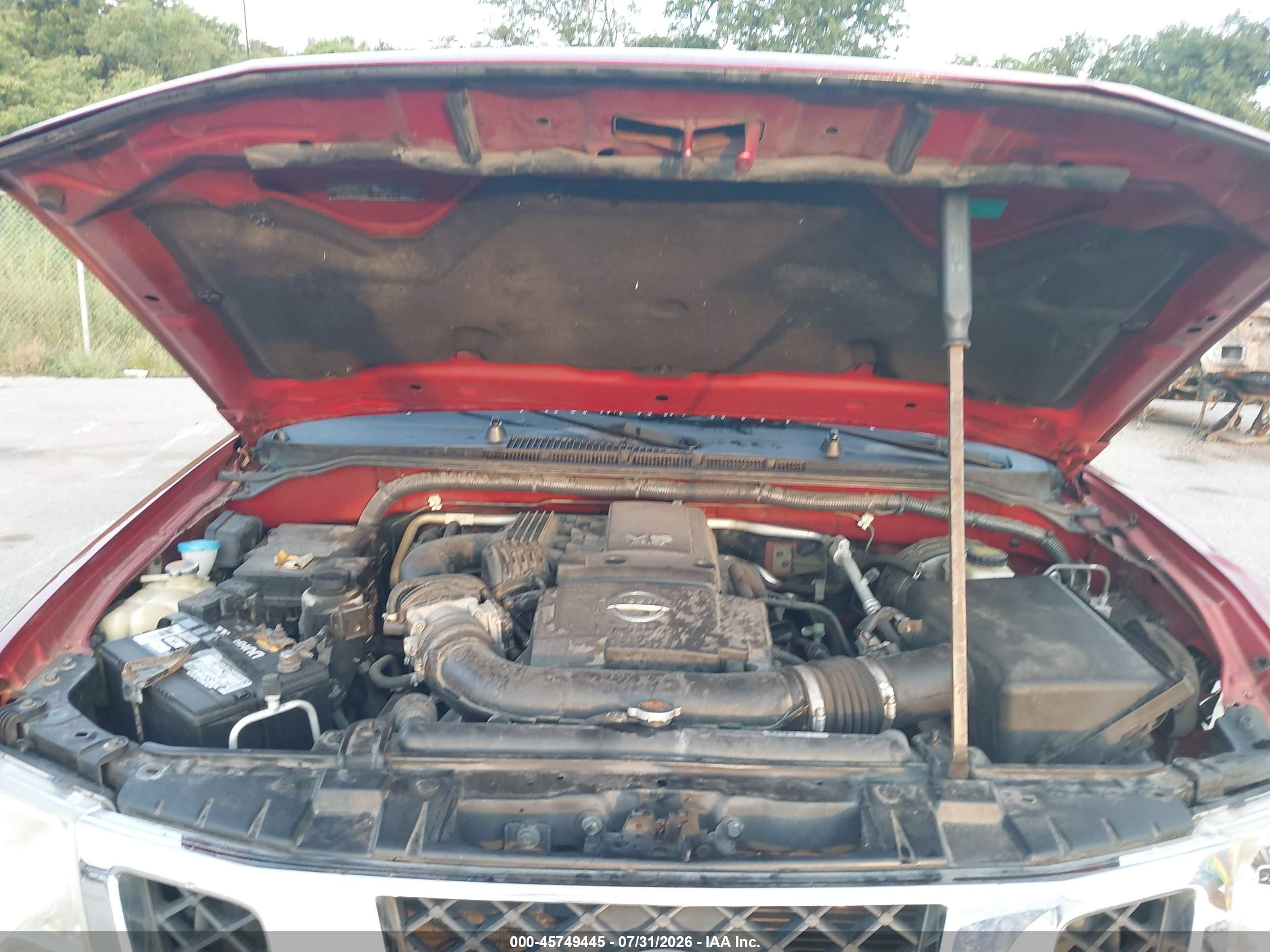 2013 Nissan Frontier Sv Red vin: 1N6AD0ER6DN762612