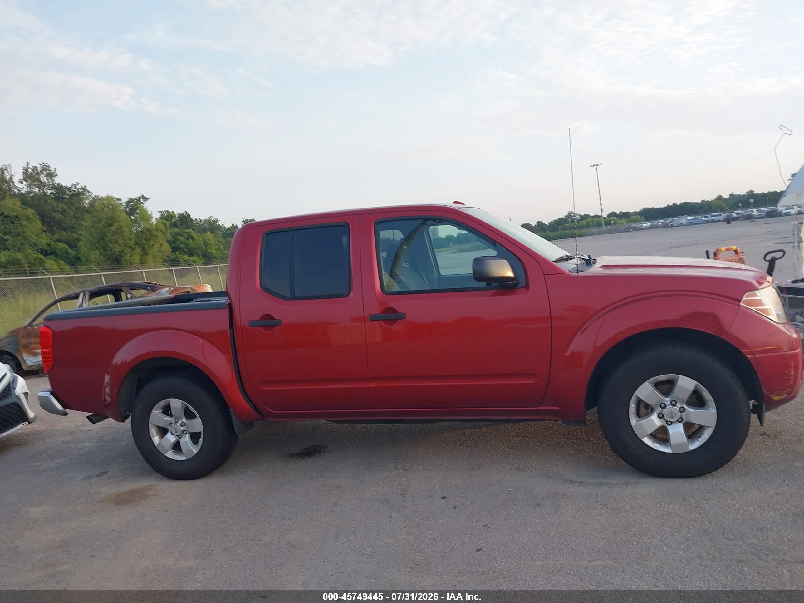 2013 Nissan Frontier Sv Red vin: 1N6AD0ER6DN762612