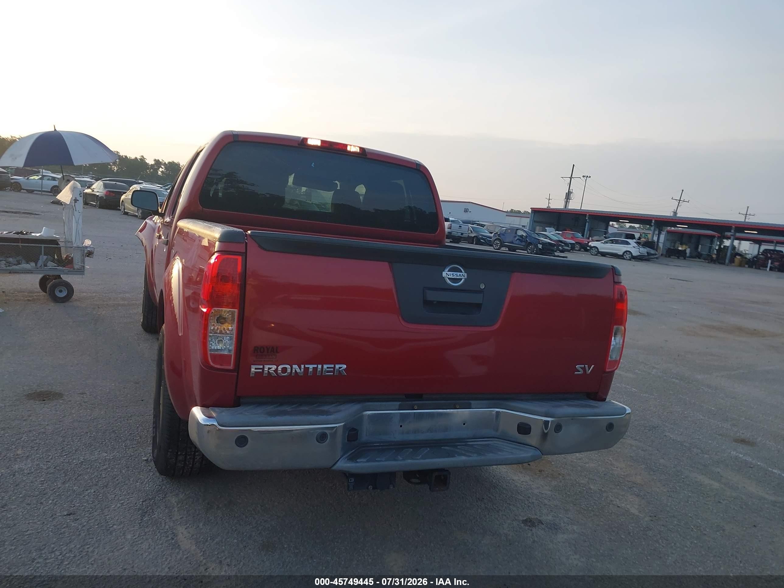 2013 Nissan Frontier Sv Red vin: 1N6AD0ER6DN762612