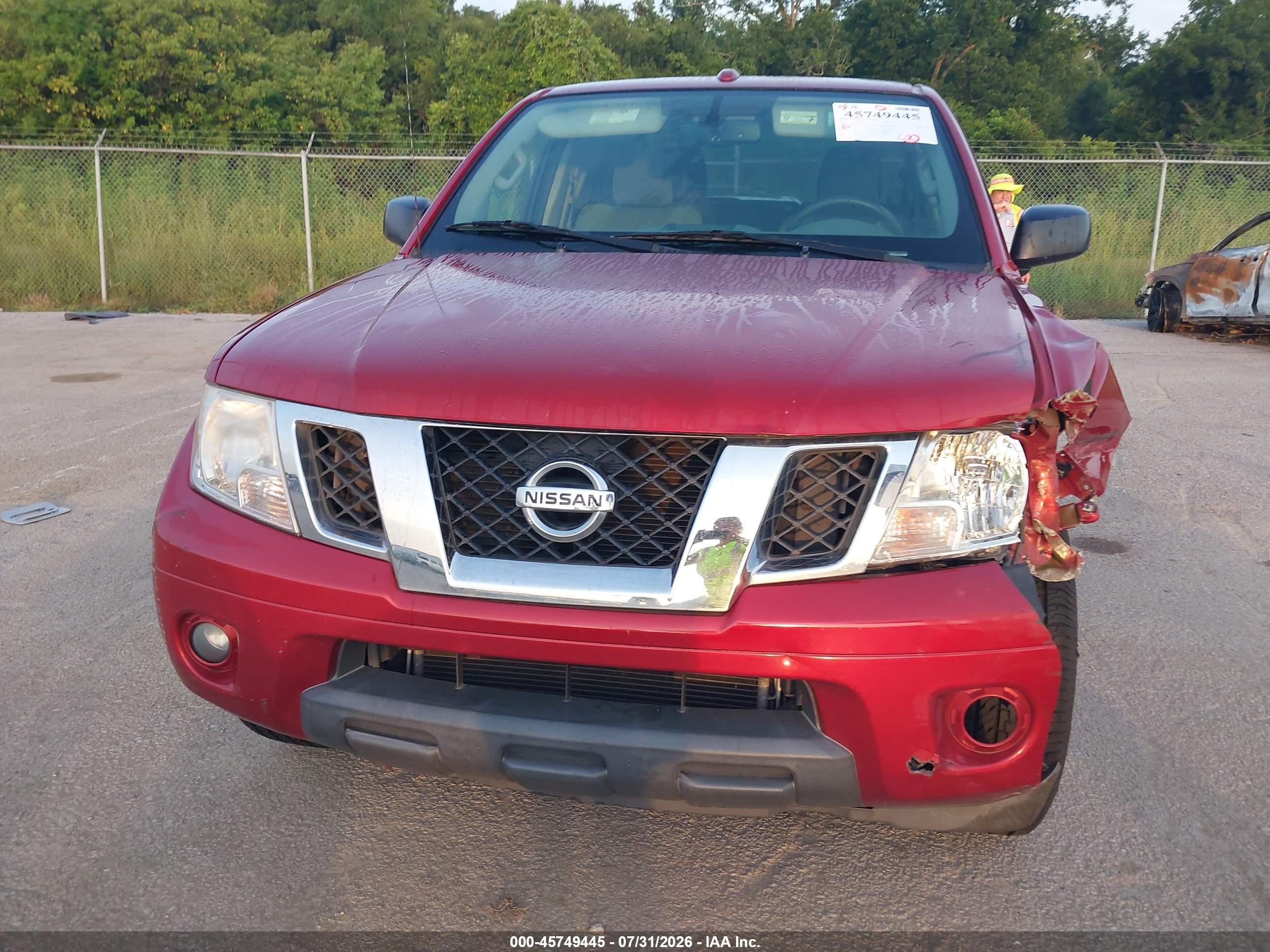 2013 Nissan Frontier Sv Red vin: 1N6AD0ER6DN762612
