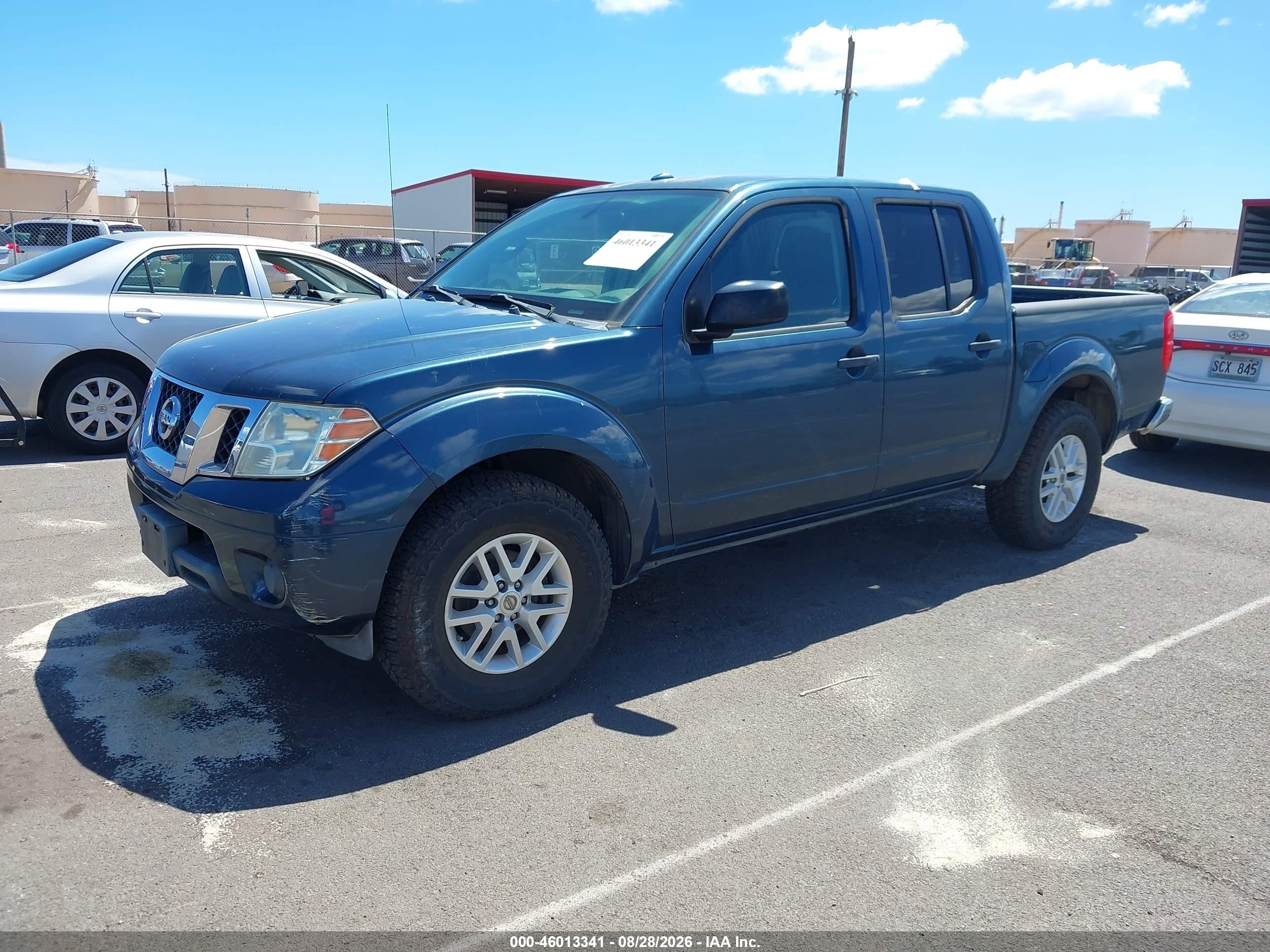 2014 Nissan Frontier Sv Blue vin: 1N6AD0ER6EN723021