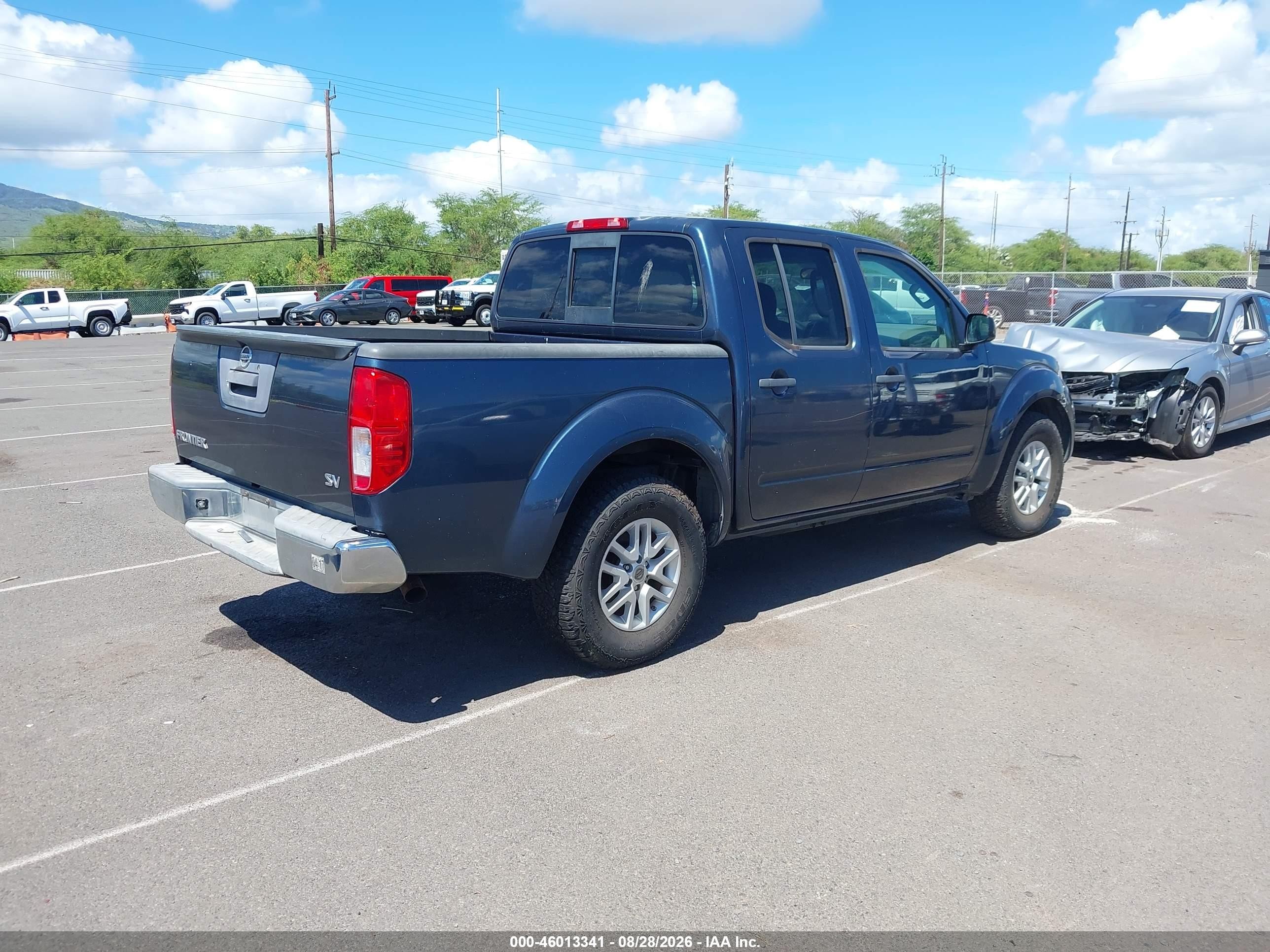 2014 Nissan Frontier Sv Blue vin: 1N6AD0ER6EN723021