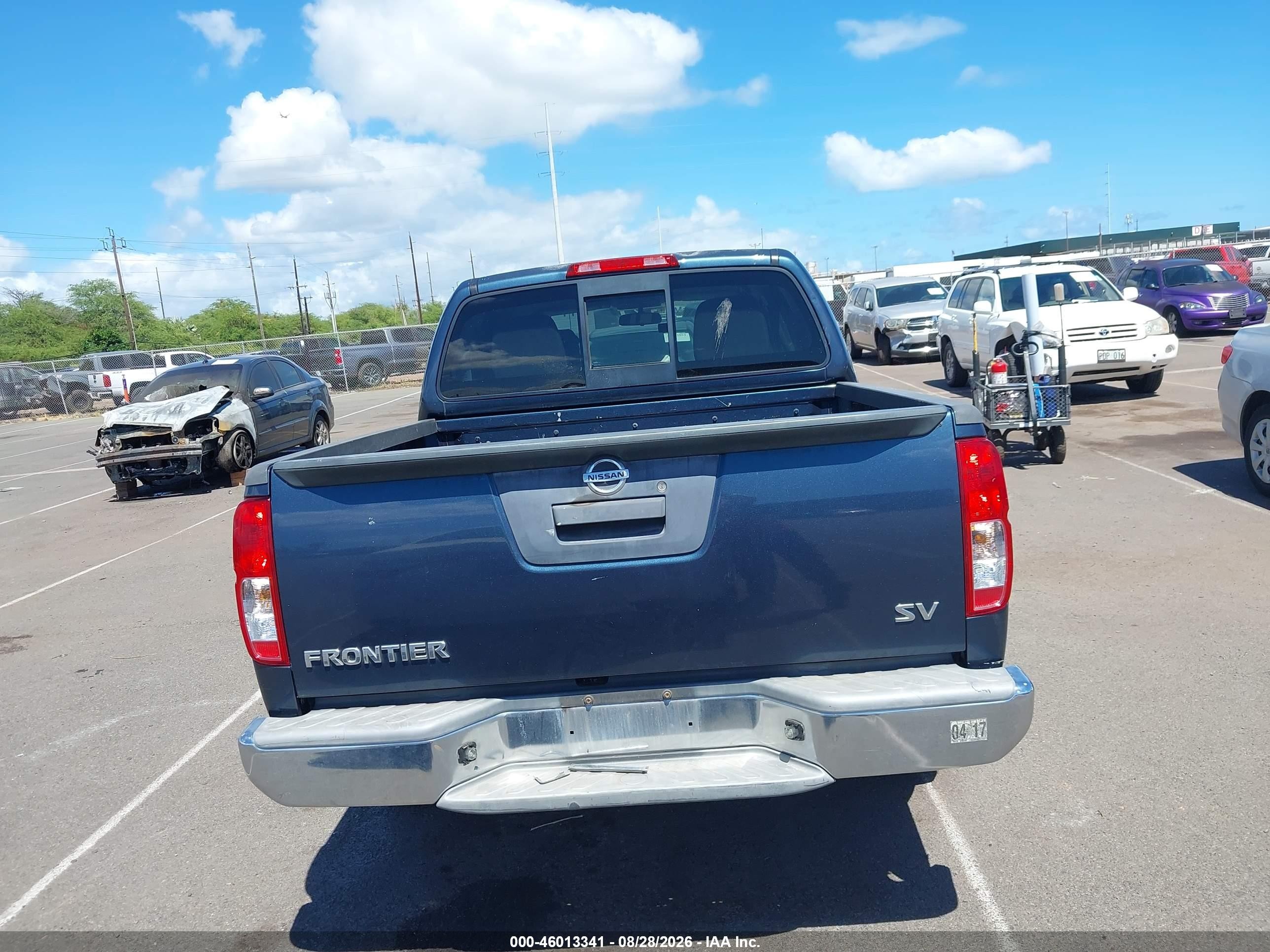 2014 Nissan Frontier Sv Blue vin: 1N6AD0ER6EN723021