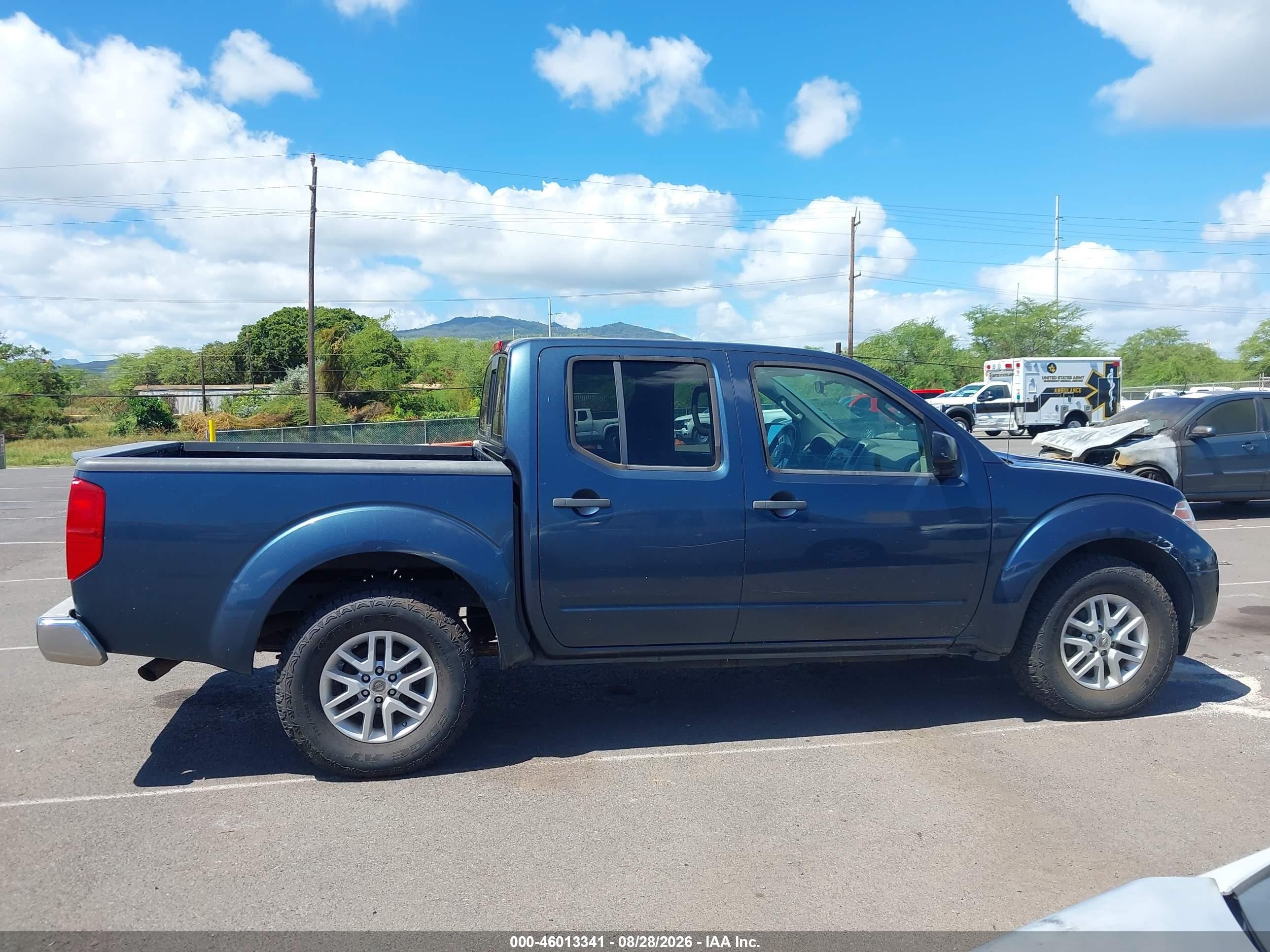 2014 Nissan Frontier Sv Blue vin: 1N6AD0ER6EN723021