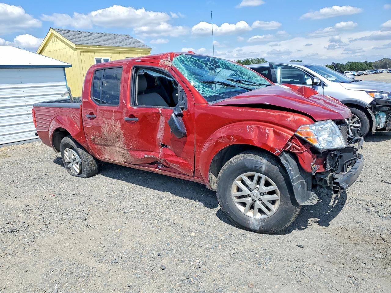 2015 Nissan Frontier Sv Burgundy vin: 1N6AD0ER6FN711808