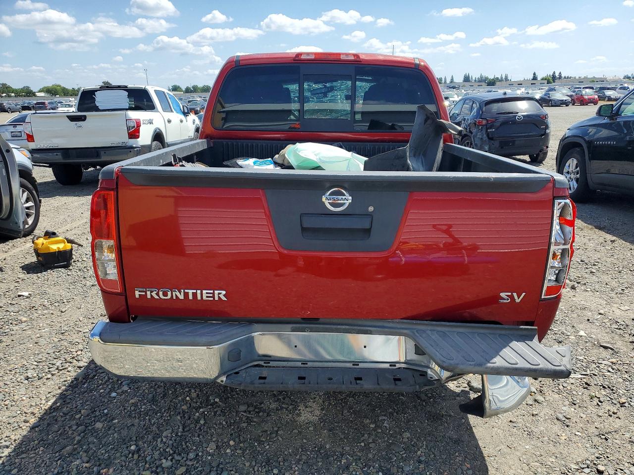 2015 Nissan Frontier Sv Burgundy vin: 1N6AD0ER6FN711808