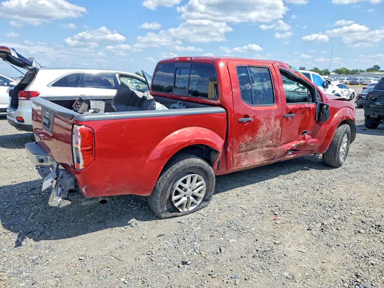 2015 Nissan Frontier Sv Burgundy vin: 1N6AD0ER6FN711808